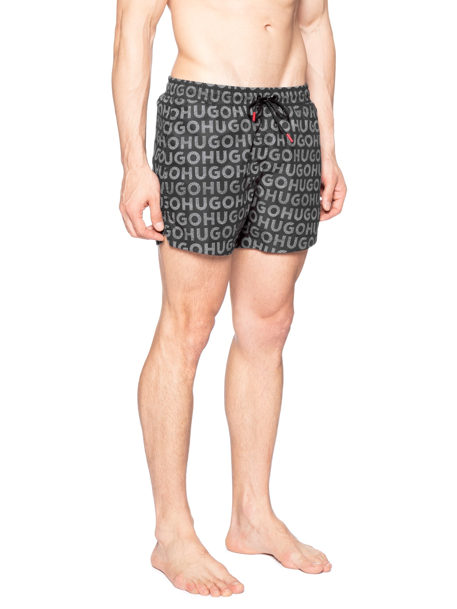 Short Masculino Beachwear Tortuga Preto Hugo