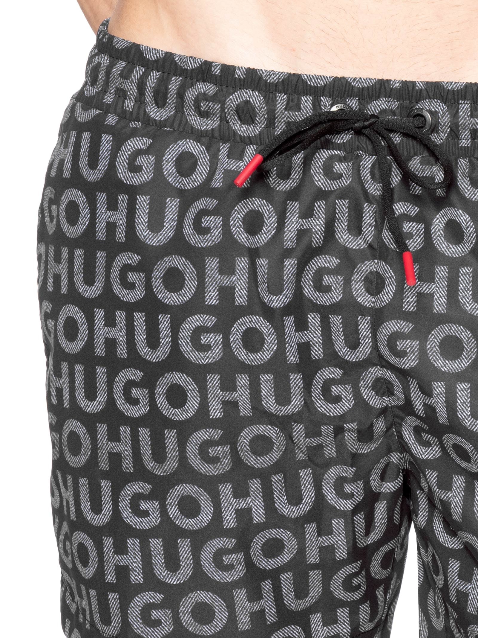 Short Masculino Beachwear Tortuga Preto Hugo
