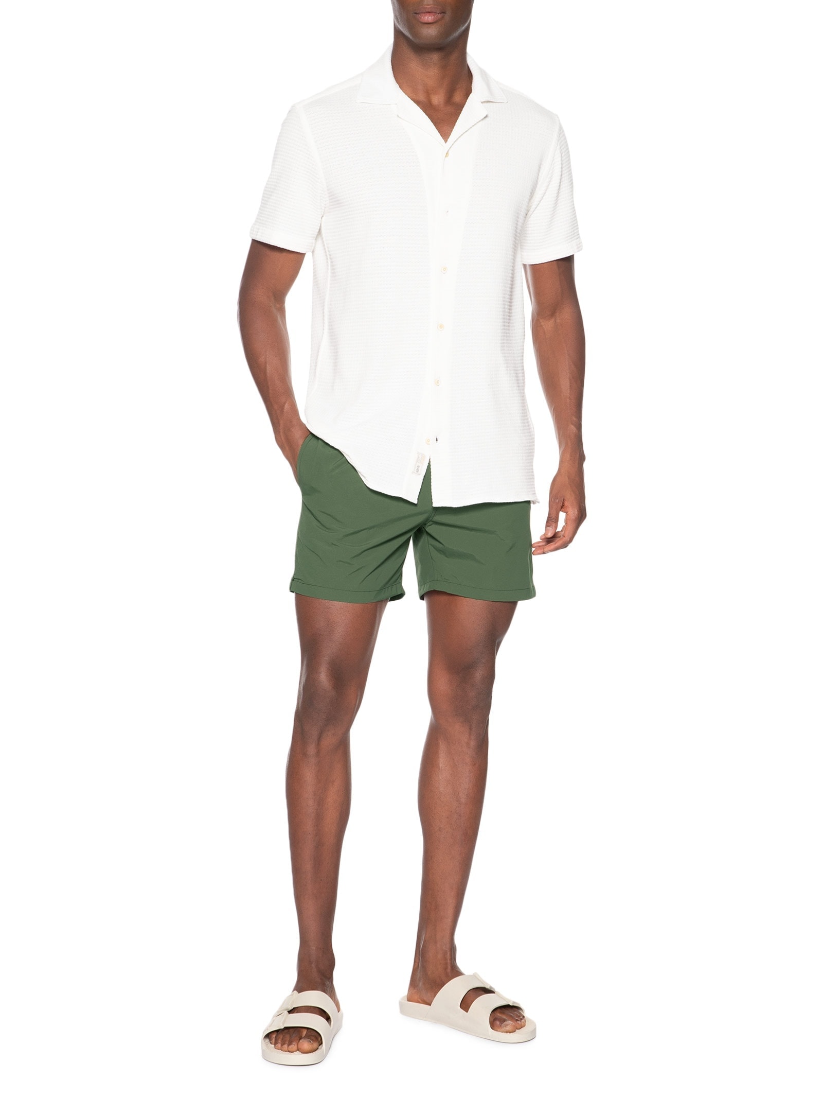 Short Masculino Beachwear Verde Basiq Men
