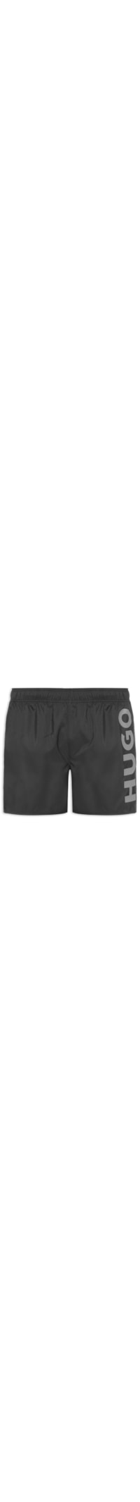 Short Masculino Beachwear Vertical Logo Abas - Preto