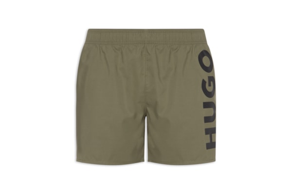 Short Masculino Beachwear Vertical Logo Abas - Verde