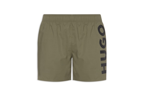 Short Masculino Beachwear Vertical Logo Abas - Verde