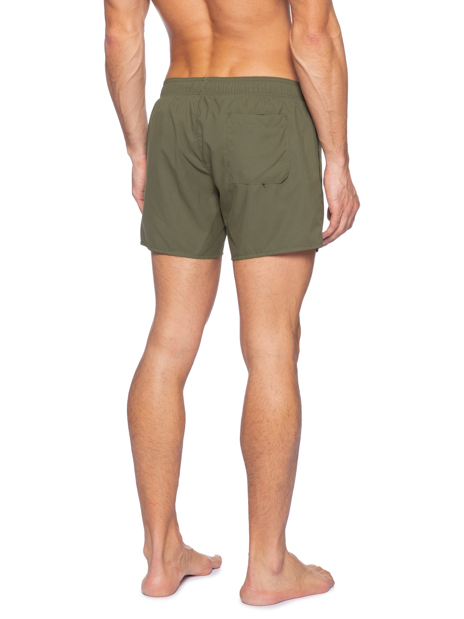 Short Masculino Beachwear Vertical Logo Abas Verde Hugo
