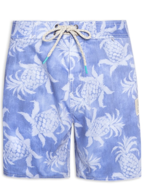 Short Masculino Board Abacaxi – Azul
