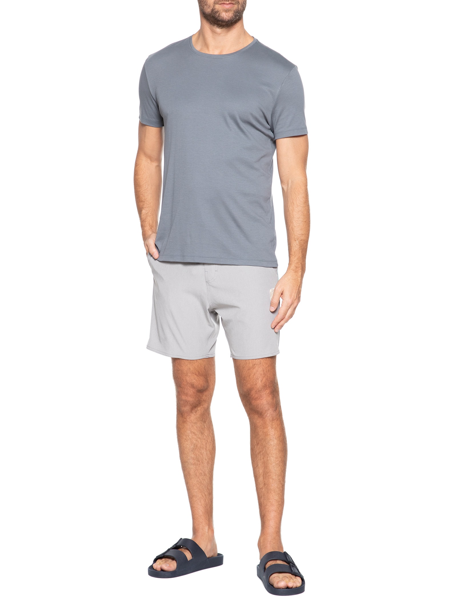 Short Masculino Board Big Surf Cinza Pineapple