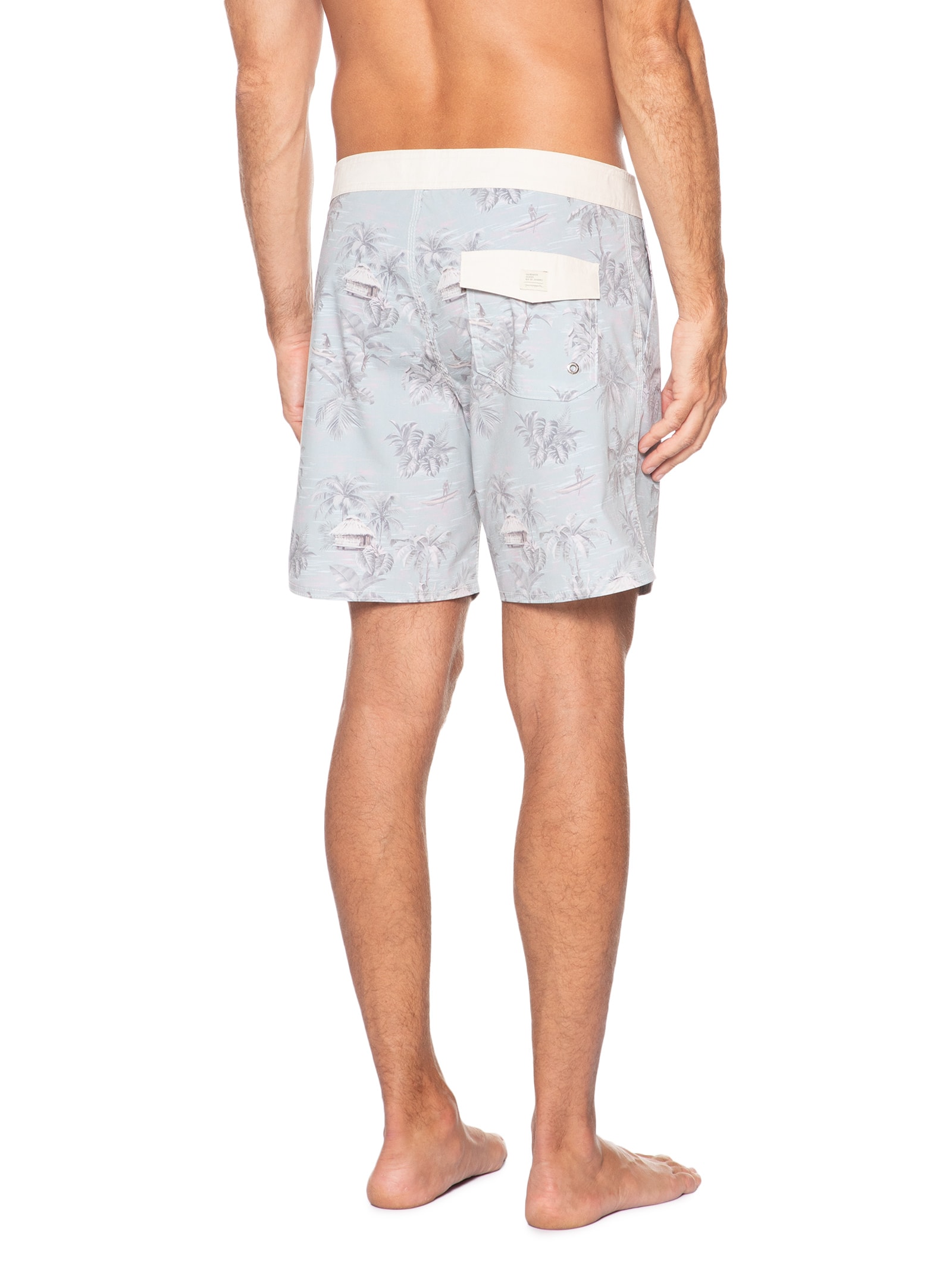 Short Masculino Board Caiçara Verde Pineapple