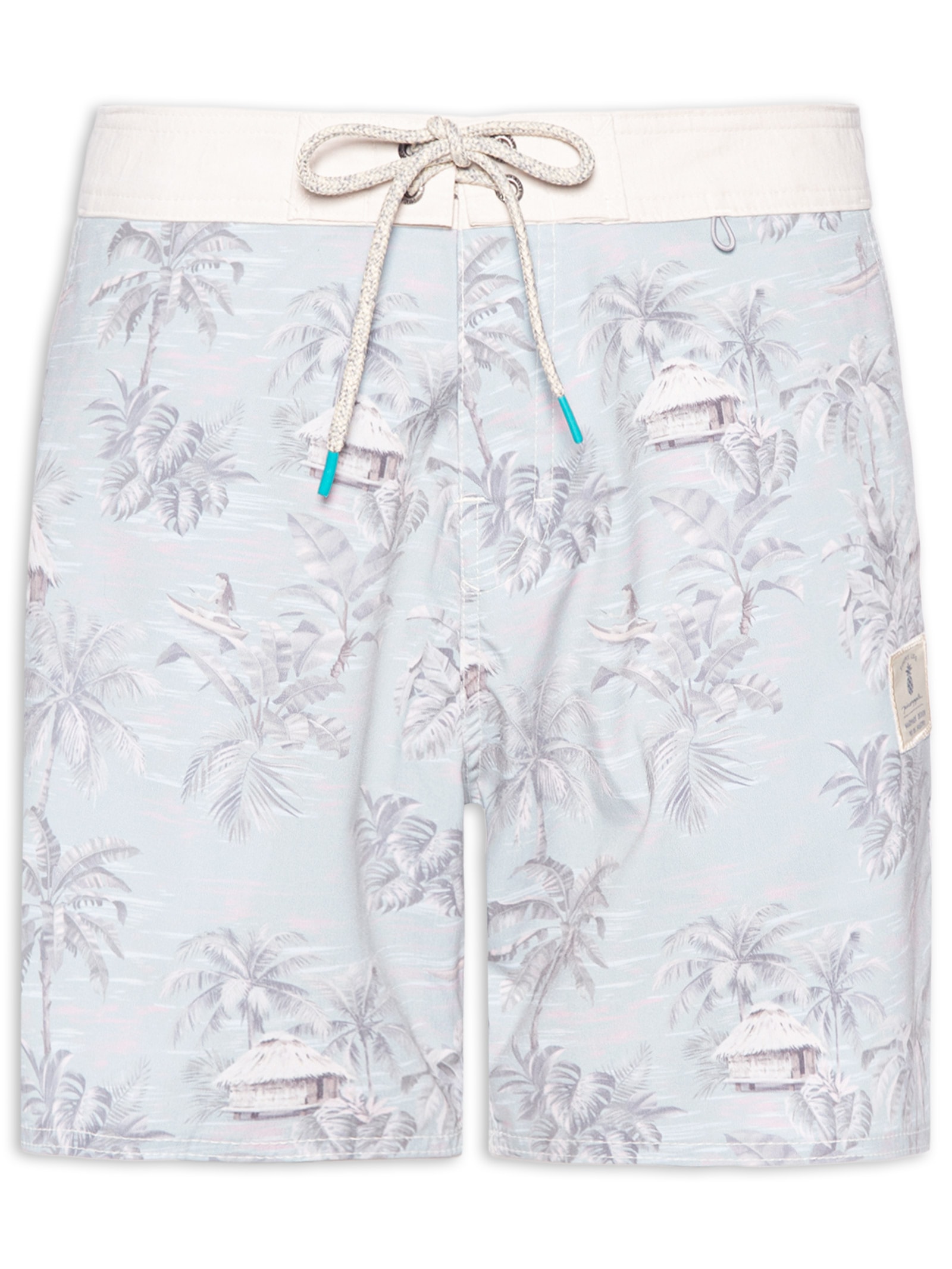 Short Masculino Board Caiçara Verde Pineapple