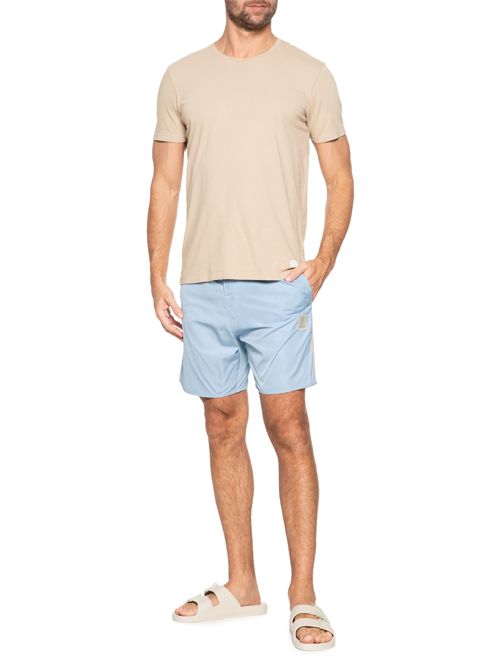 Short Masculino Board Deck Azul Pineapple