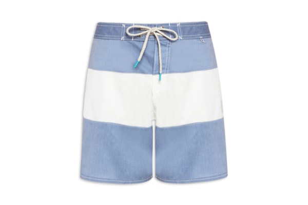 Short Masculino Board Faixa - Azul