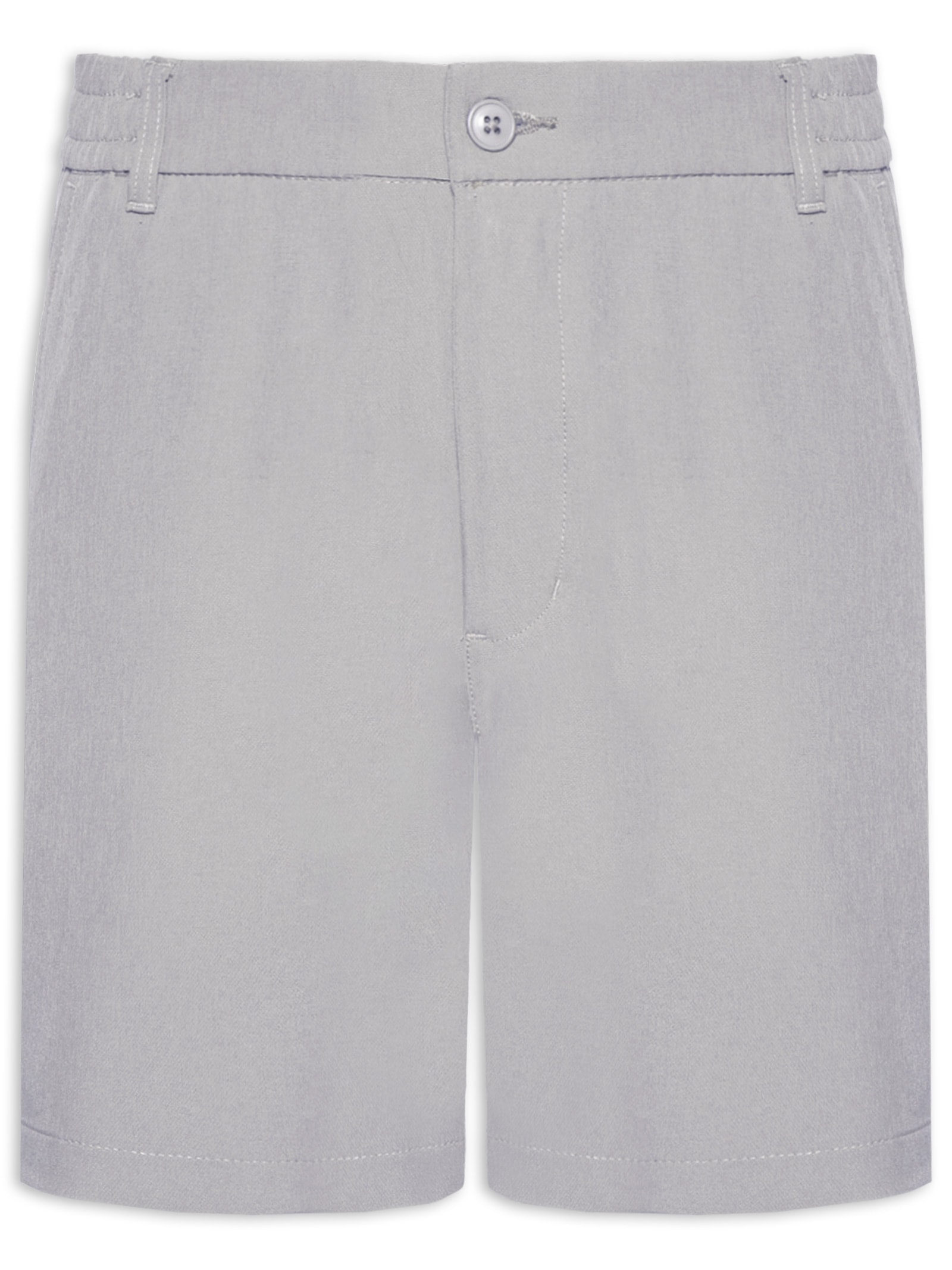 Short Masculino Casual com Cós Elástico Cinza '2 Essential