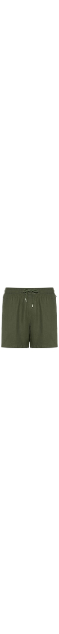 Short Masculino Casual Linho Plus - Verde