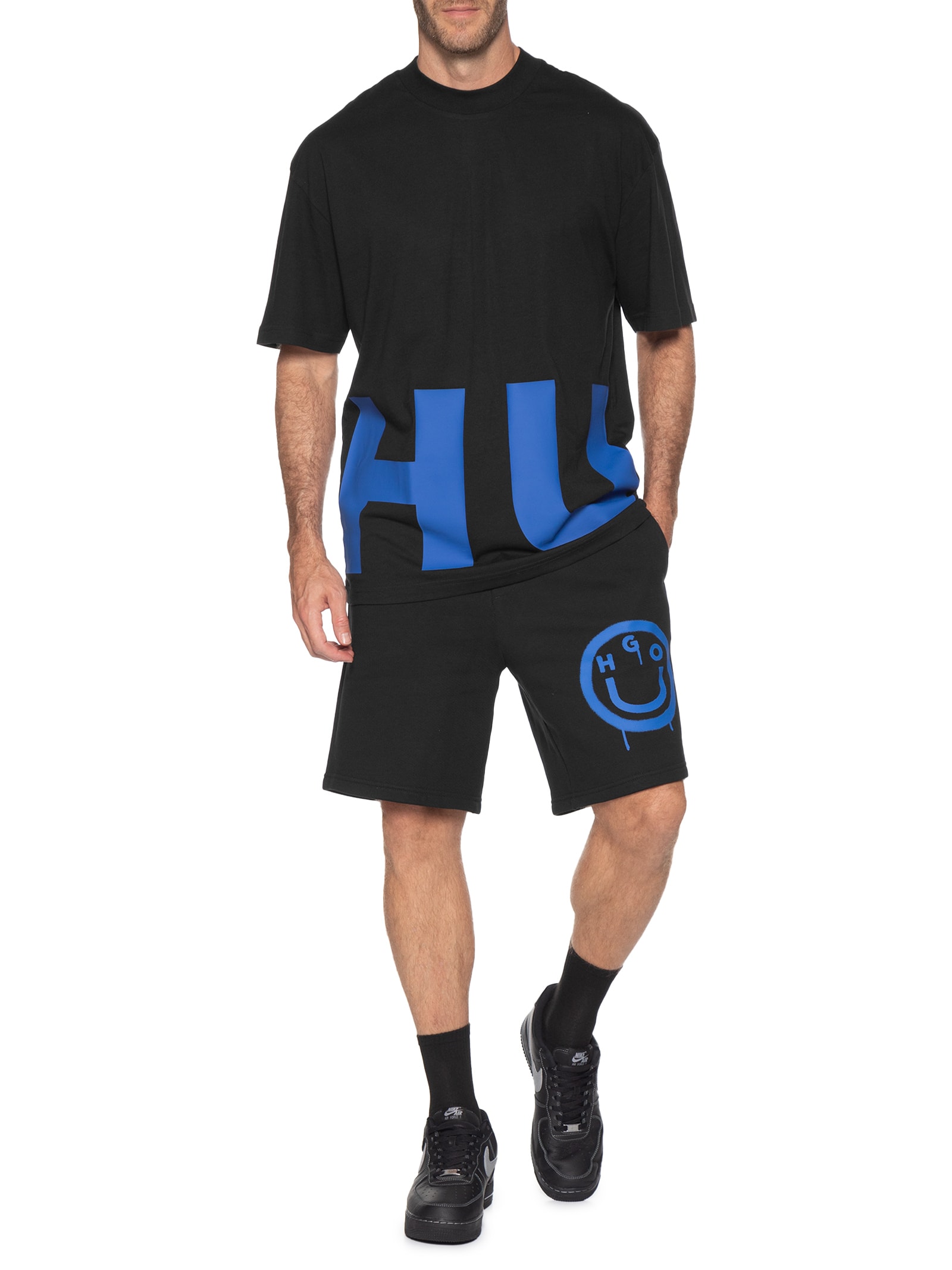 Short Masculino Casual Nimaysho Preto Hugo