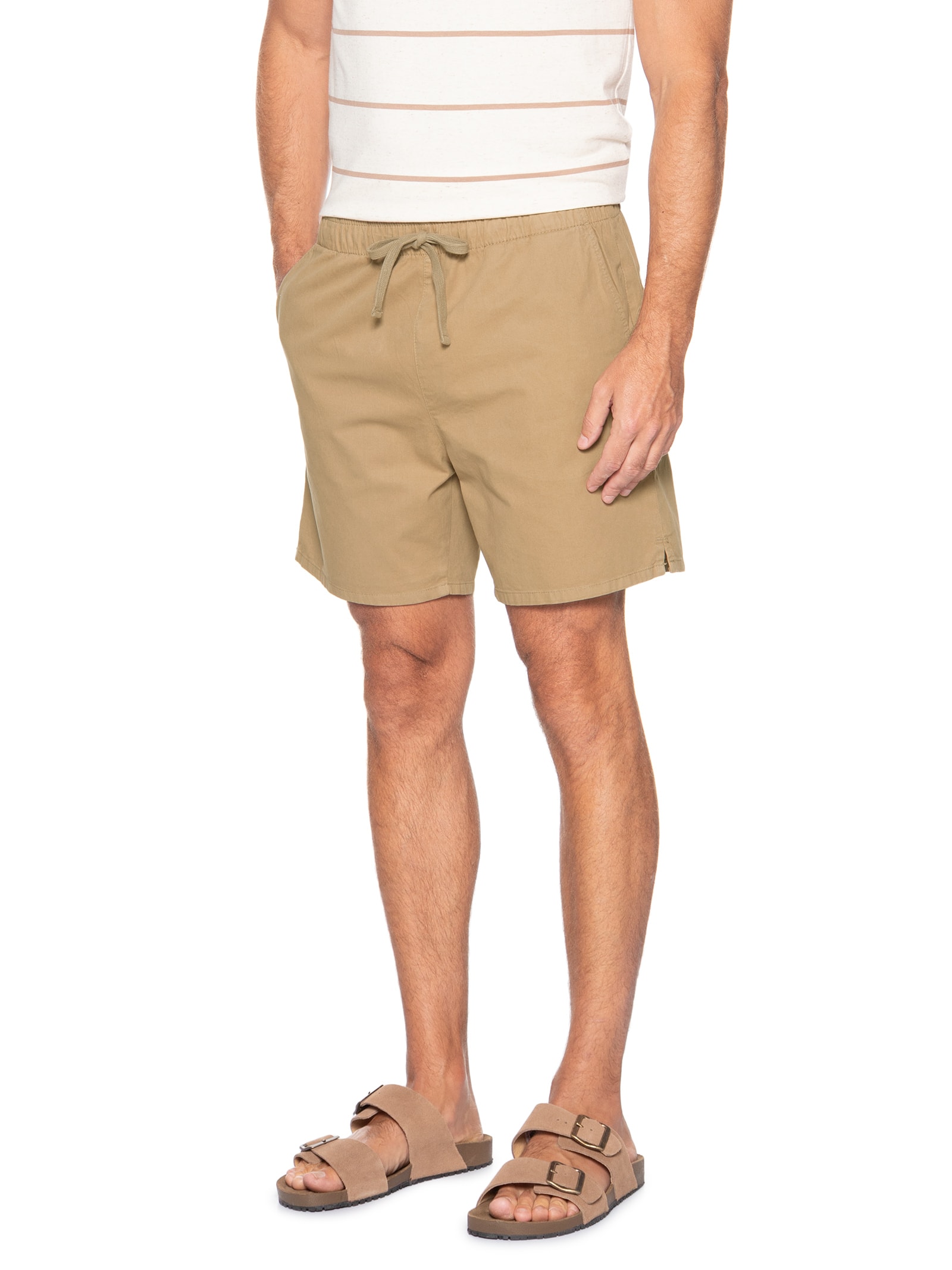 Short Masculino Casual Pier Bege Foxton