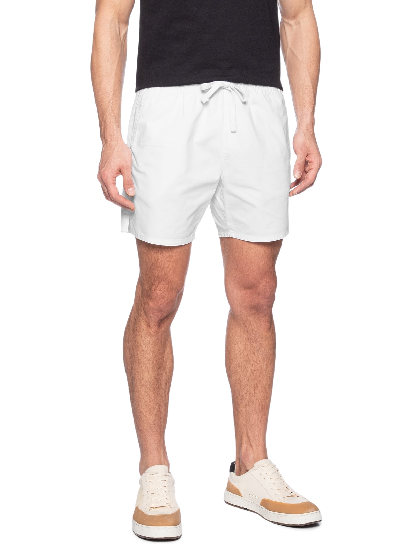 Short Masculino Casual Pier Branco Foxton