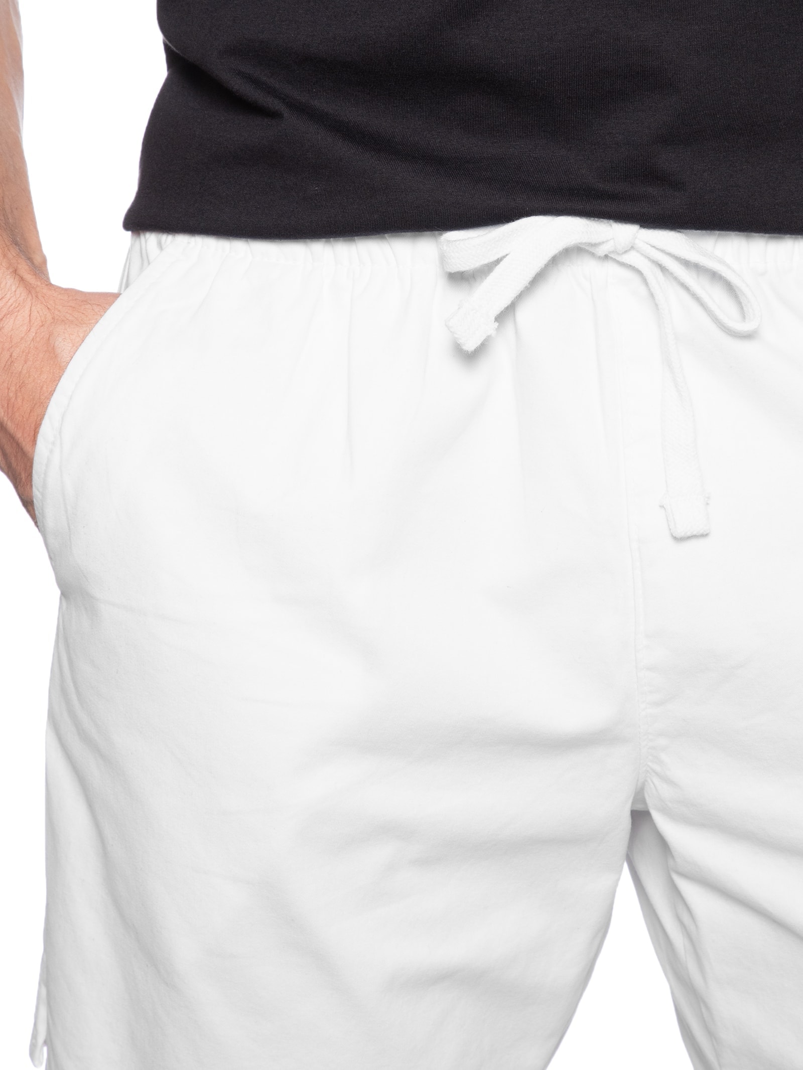 Short Masculino Casual Pier Branco Foxton