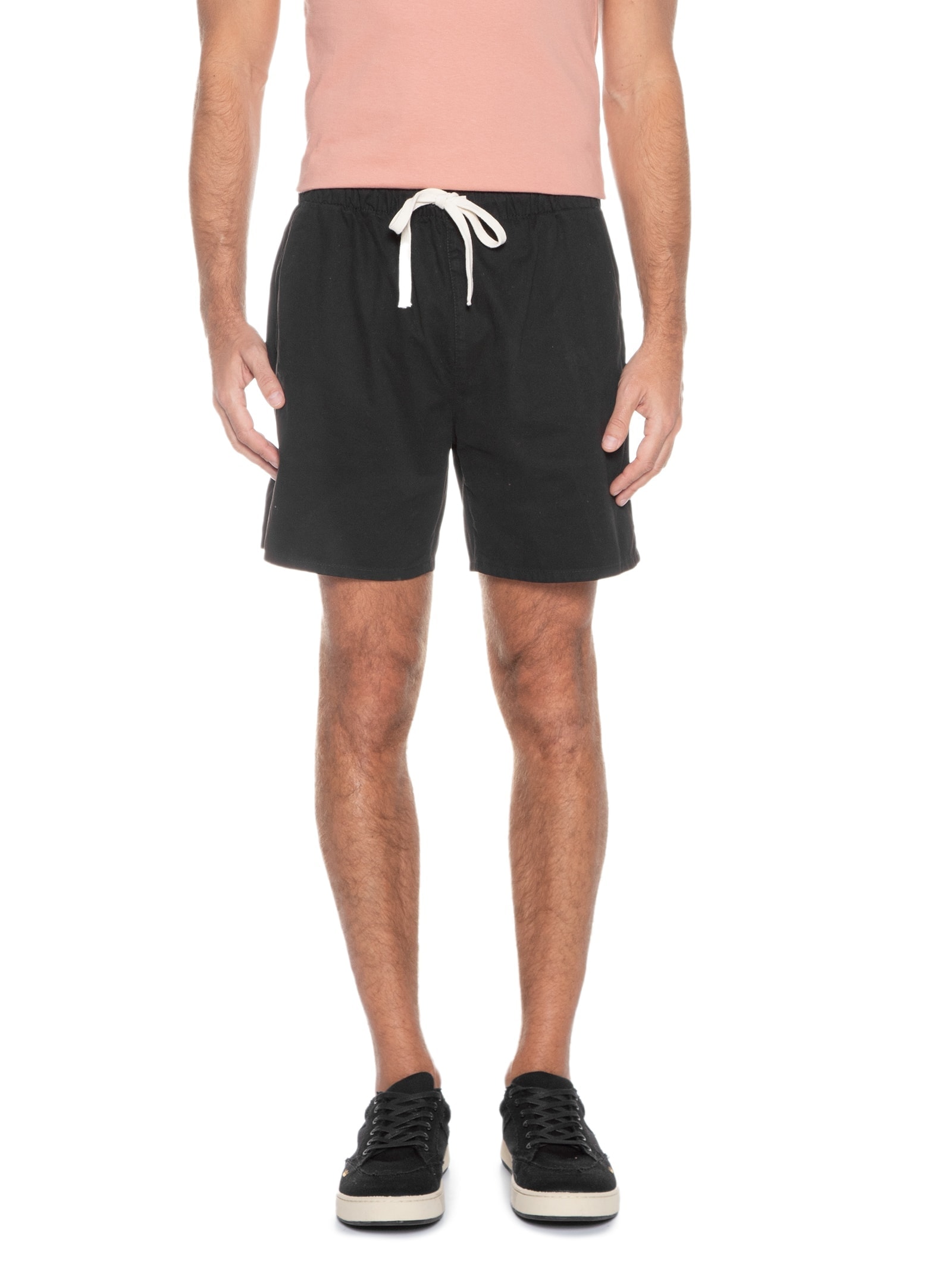 Short Masculino Casual Pier Preto Foxton