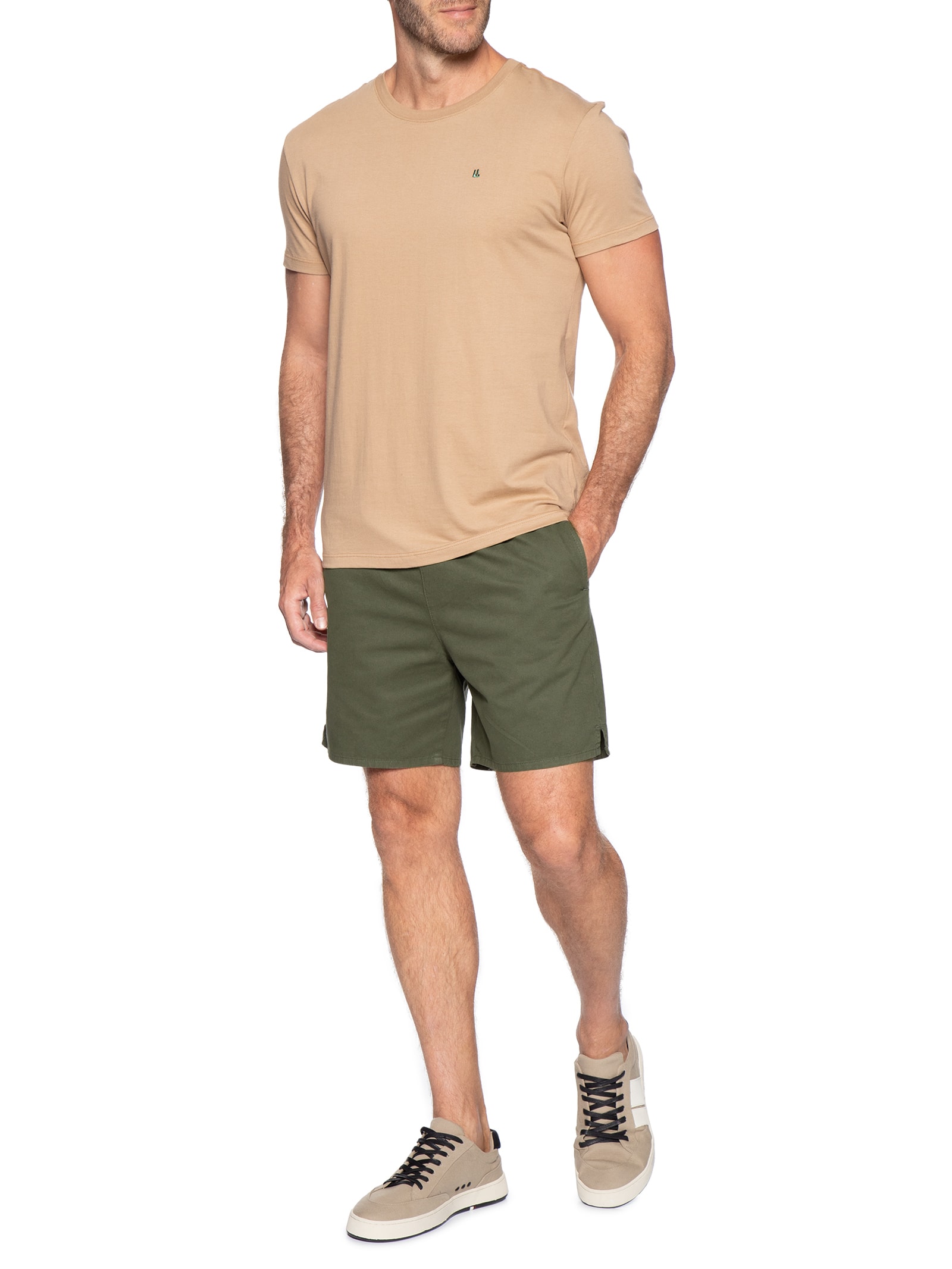 Short Masculino Casual Pier Verde Foxton