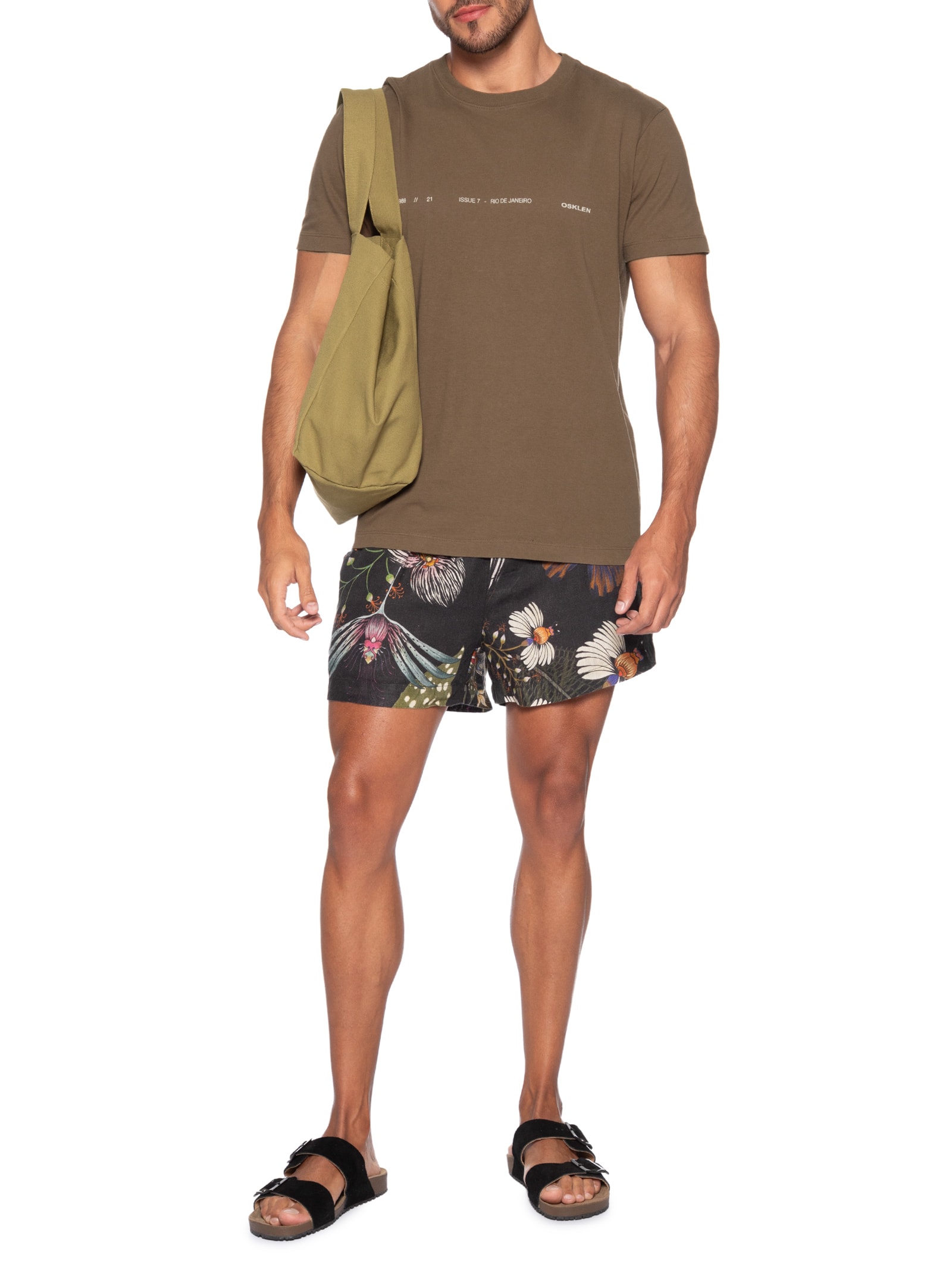 Short Masculino Casual PJ Botanique – Verde Osklen