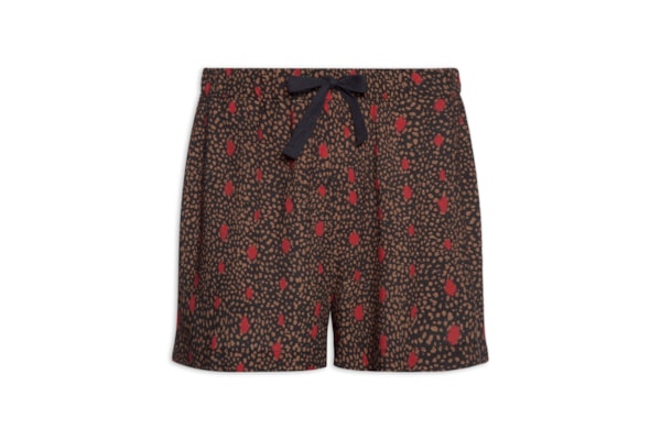 Short Masculino Casual PJ Bug Dots - Preto