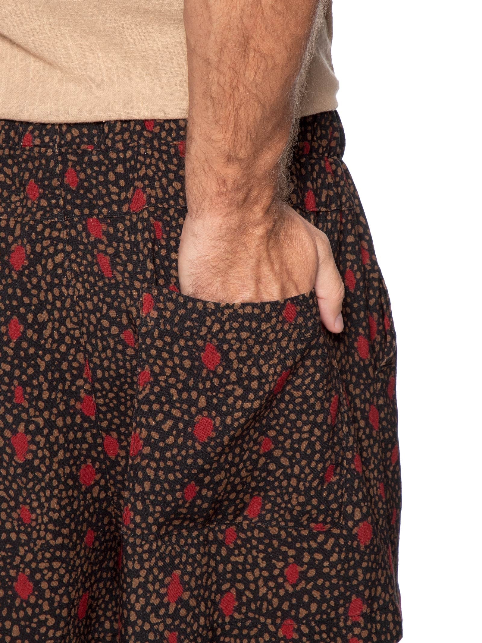 Short Masculino Casual PJ Bug Dots Preto Osklen