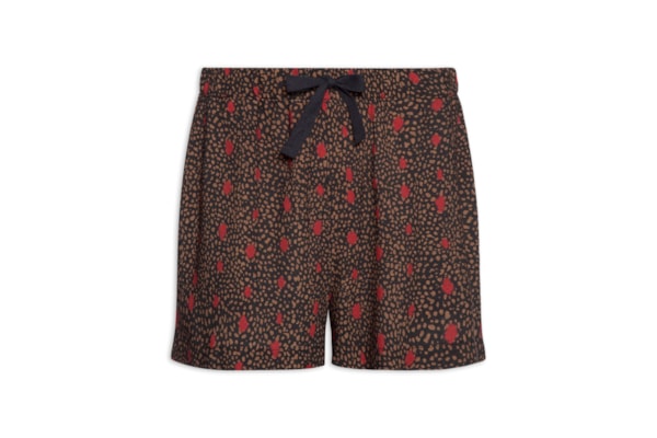 Short Masculino Casual PJ Bug Dots - Preto