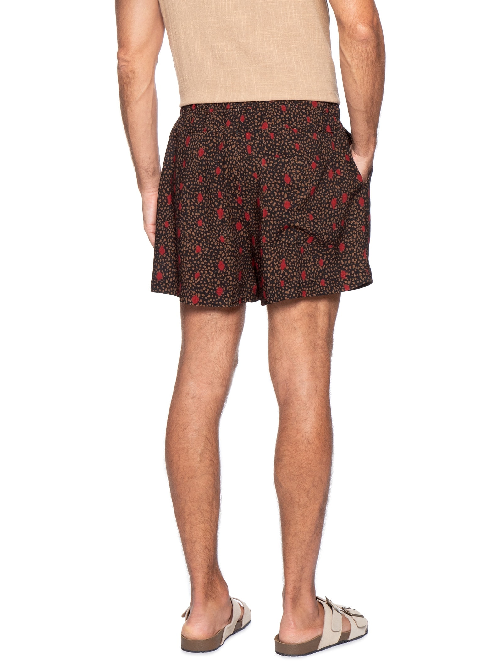 Short Masculino Casual PJ Bug Dots Preto Osklen