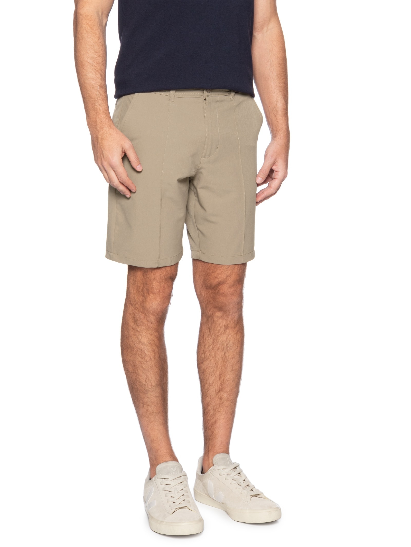 Short Masculino Casual Ponto Roma Bege '2 Essential