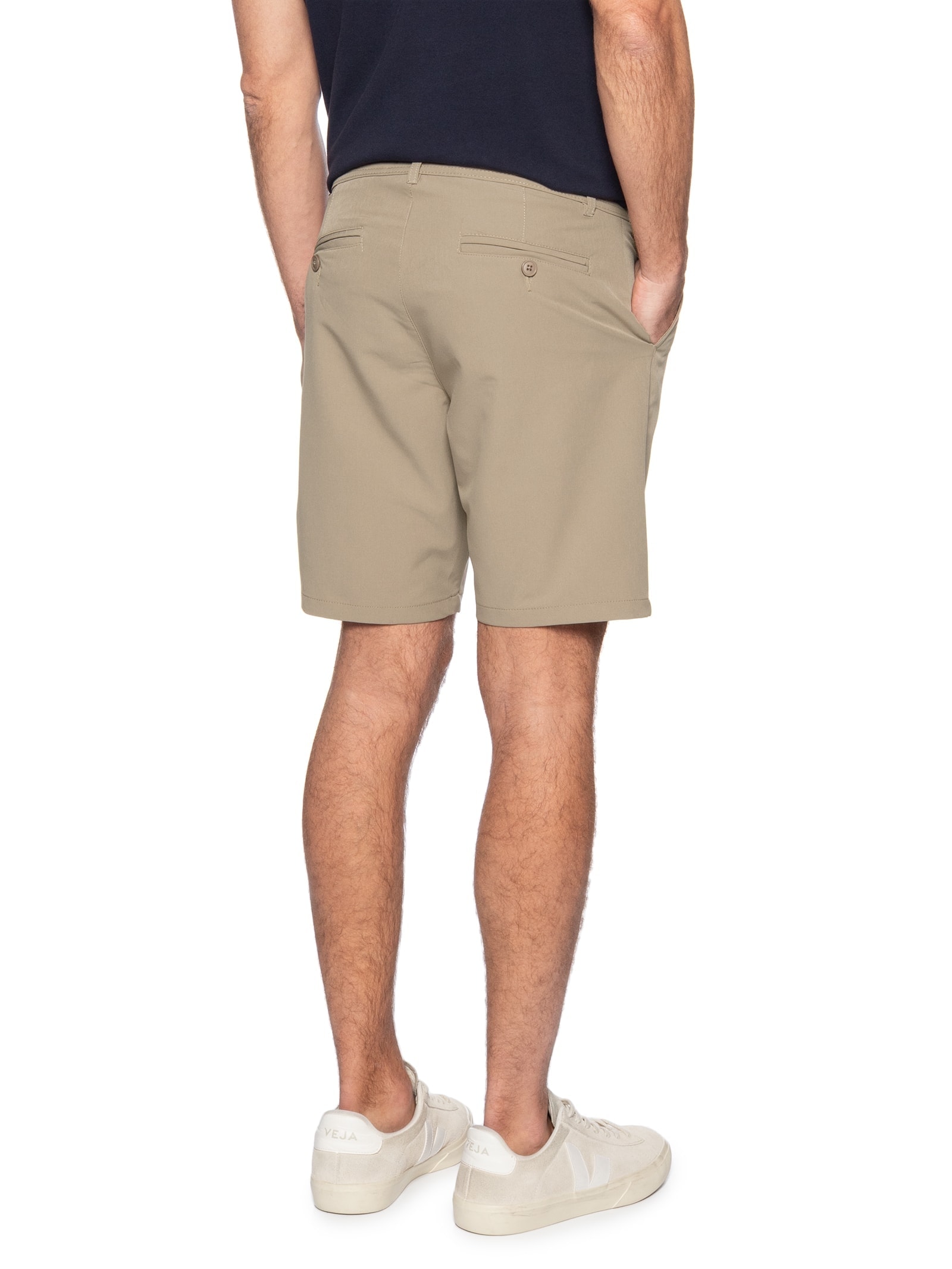 Short Masculino Casual Ponto Roma Bege '2 Essential