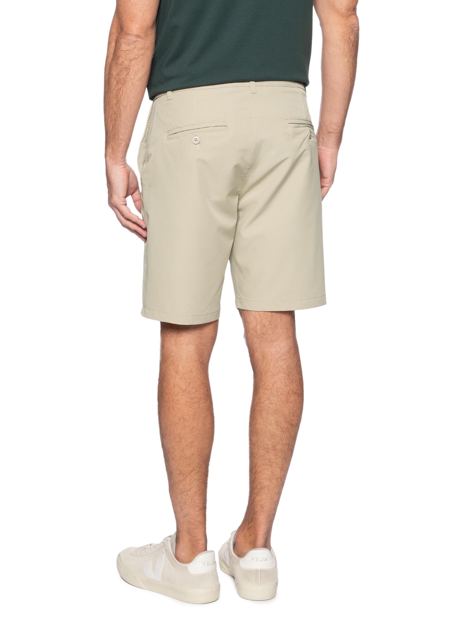 Short Masculino Casual Ponto Roma Off White '2 Essential