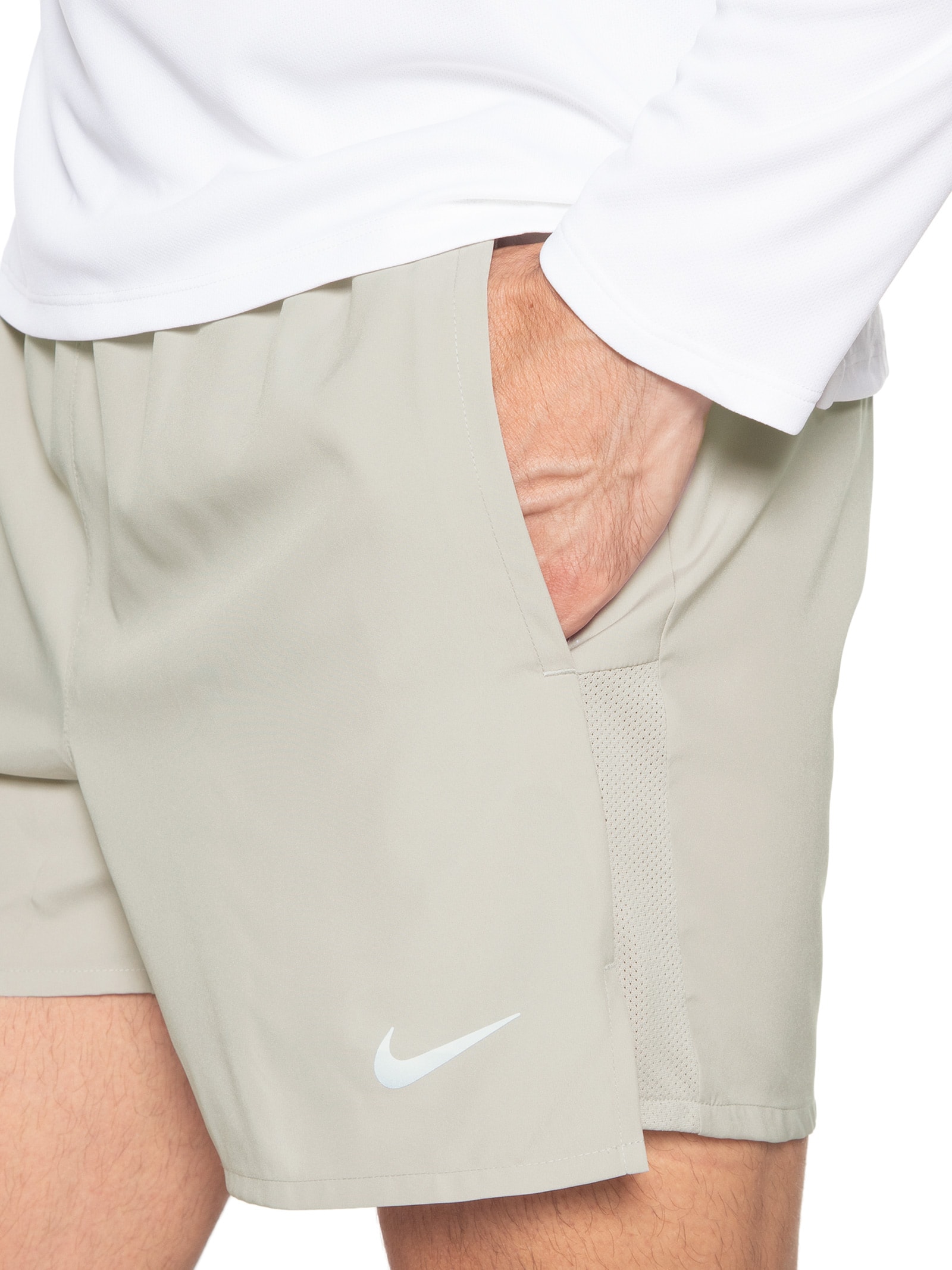 Short Masculino Challenger Dri-Fit Marrom Nike