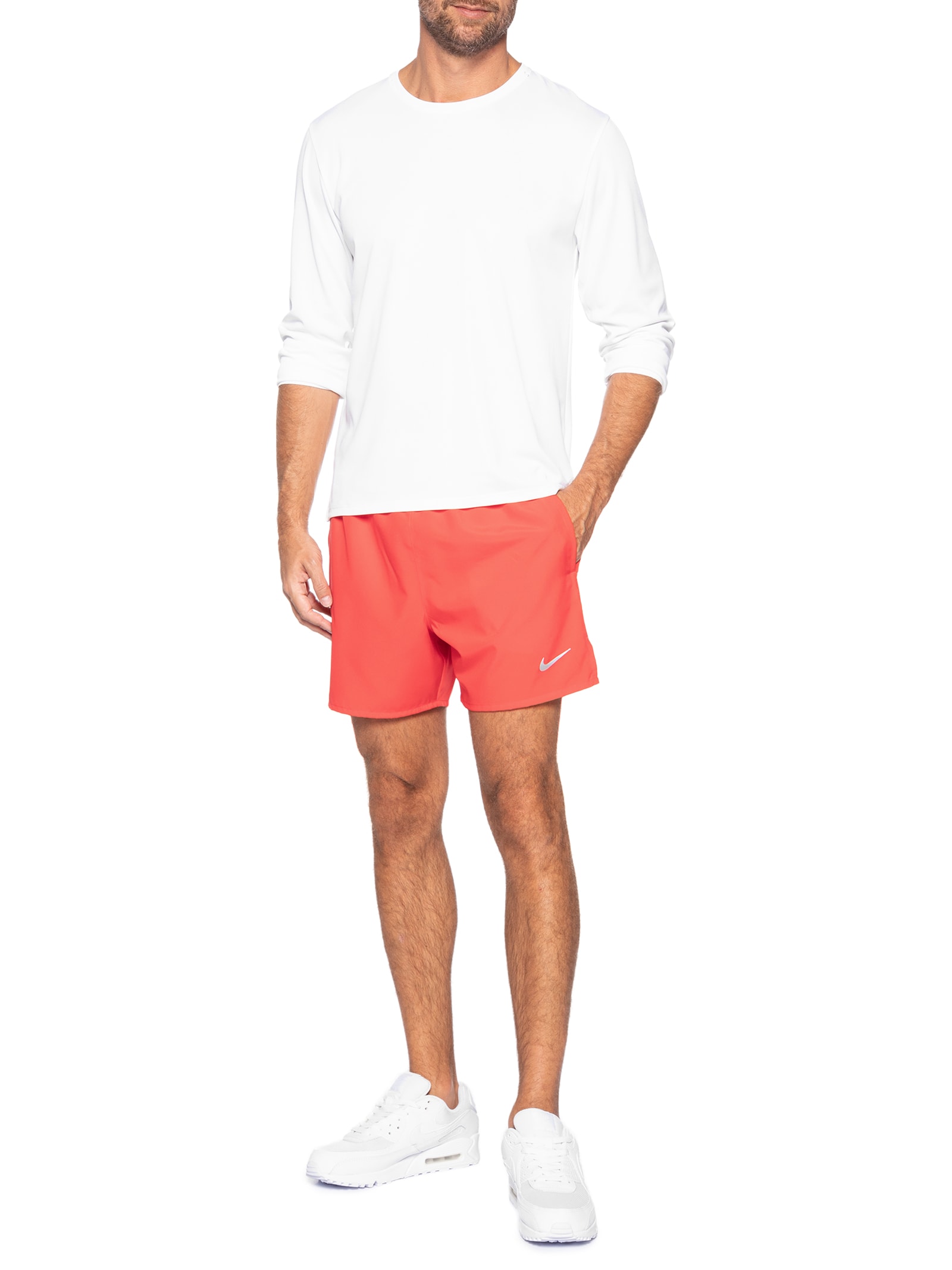 Short Masculino Challenger Dri-Fit Vermelho Nike