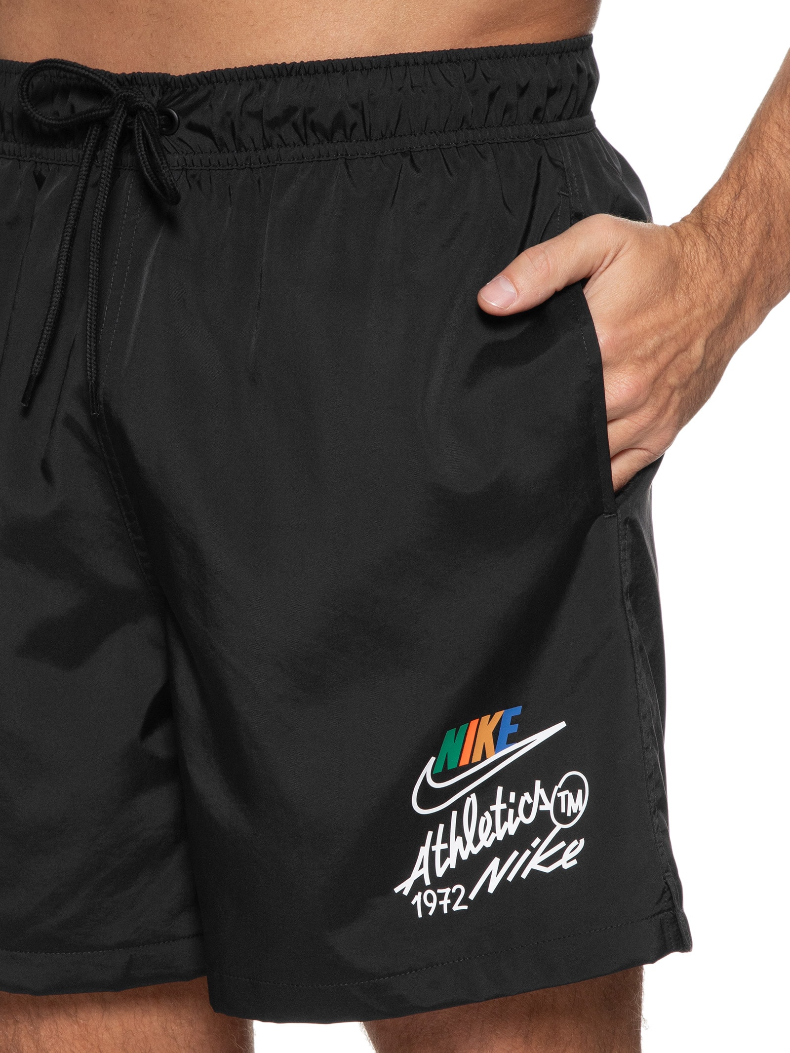 Nike Short Masculino Club Flow Athletics Preto