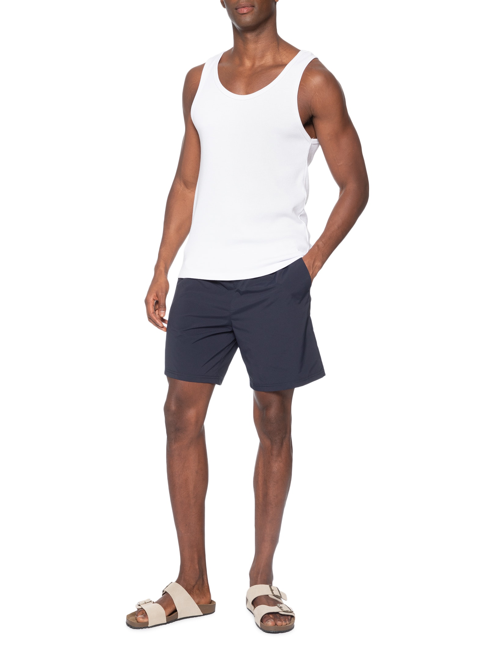 Short Masculino Color Beachwear Azul Basiq Men