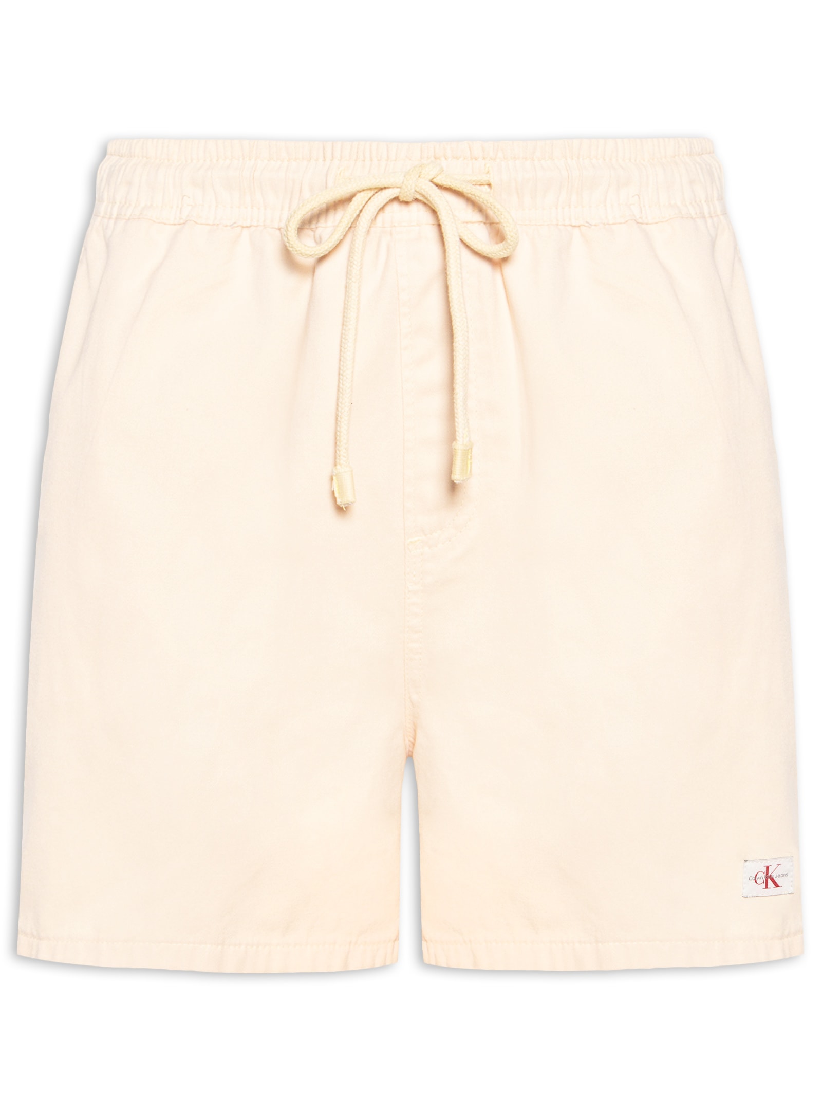 Short Masculino Color Com Elástico No Cós Amarelo Calvin Klein Jeans