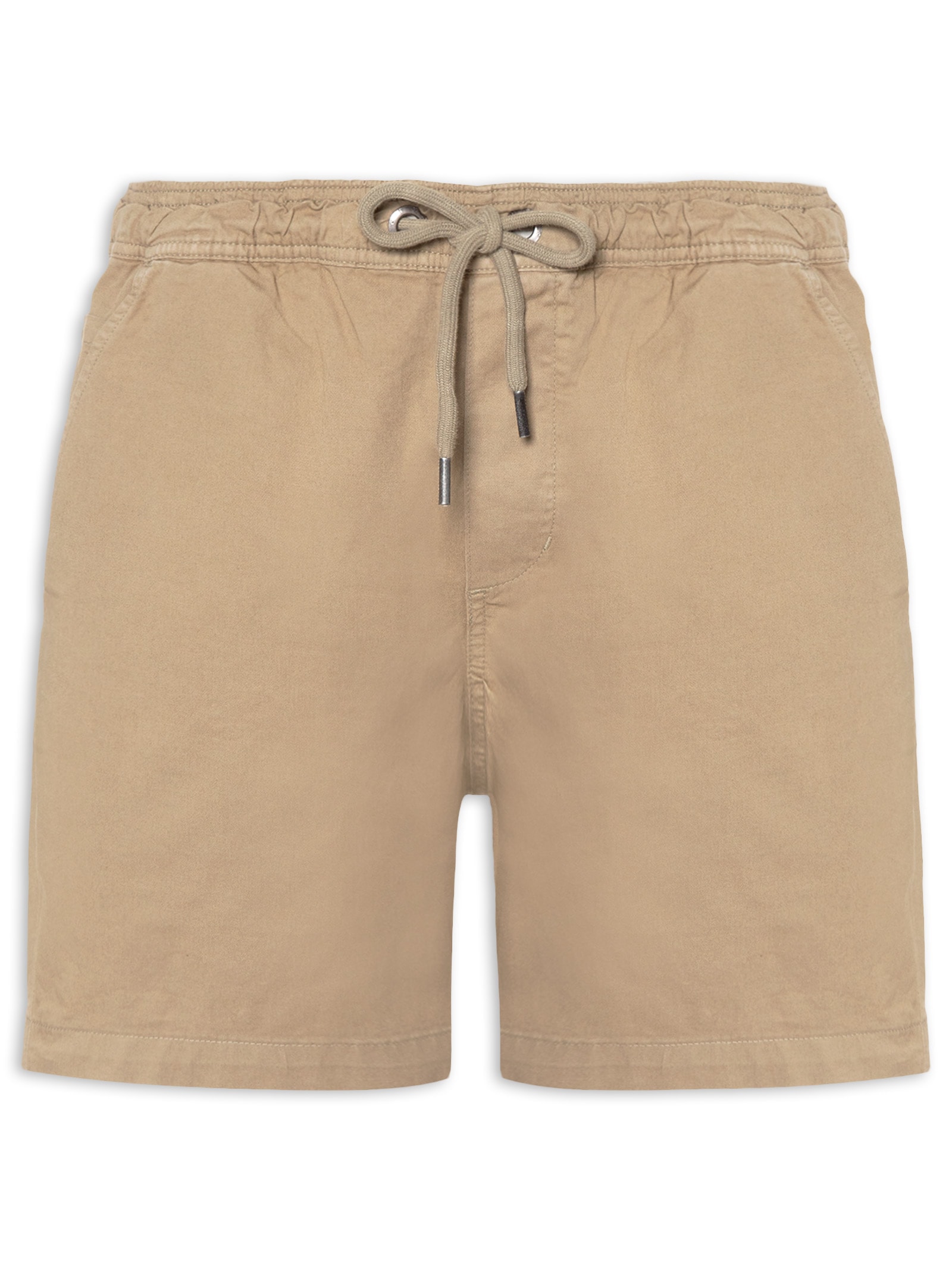 Short Masculino Com Elástico Estonado Bege Reserva