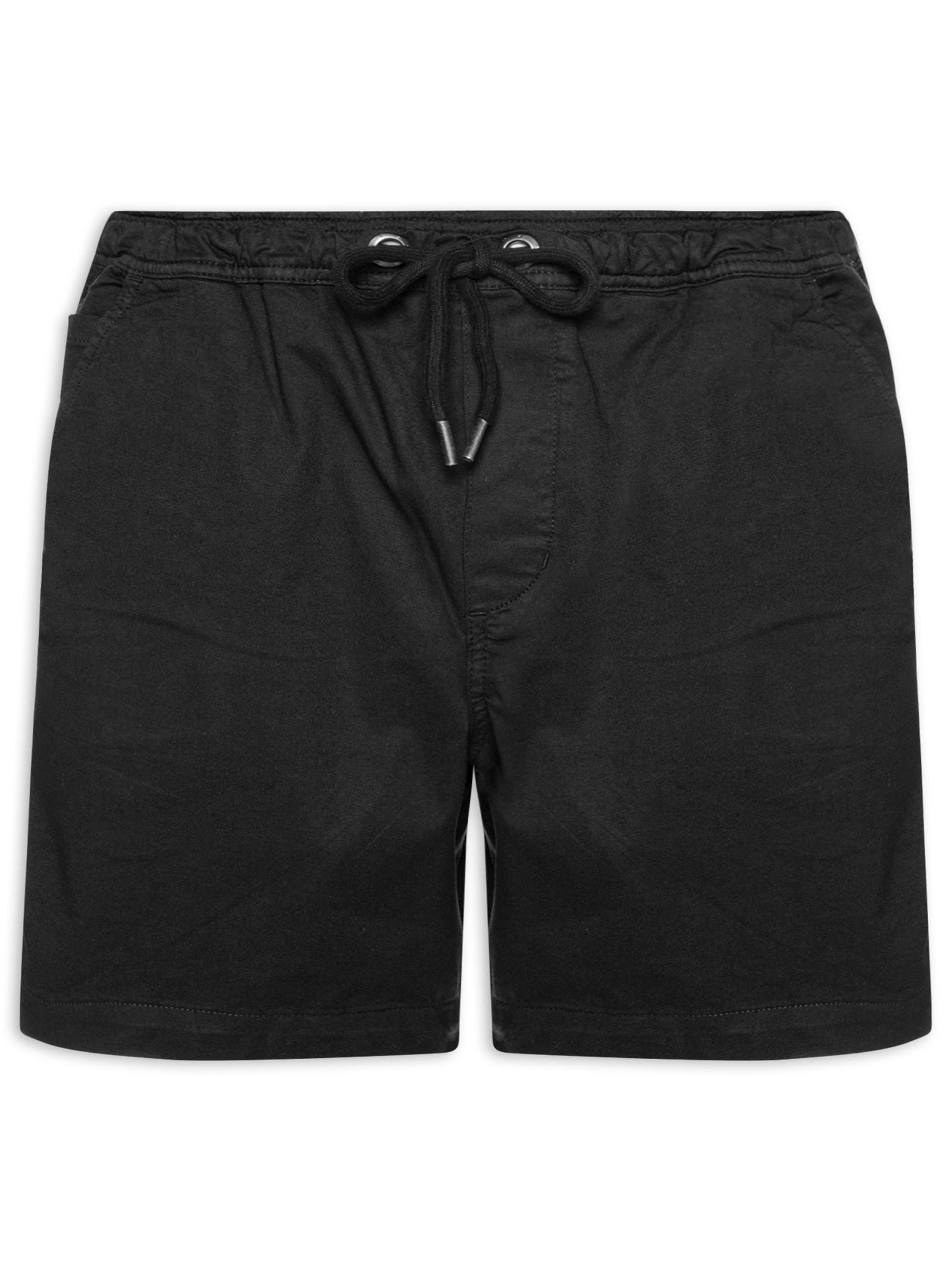 Short Masculino Com Elástico Estonado Preto Reserva