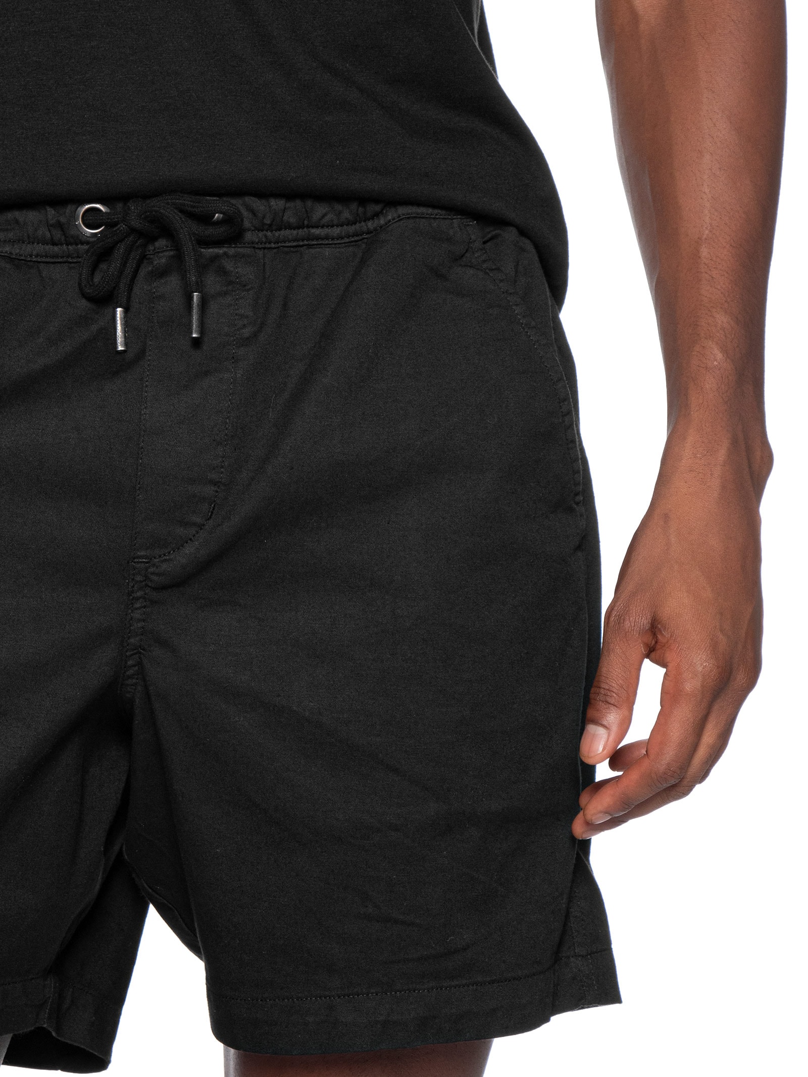 Short Masculino Com Elástico Estonado Preto Reserva