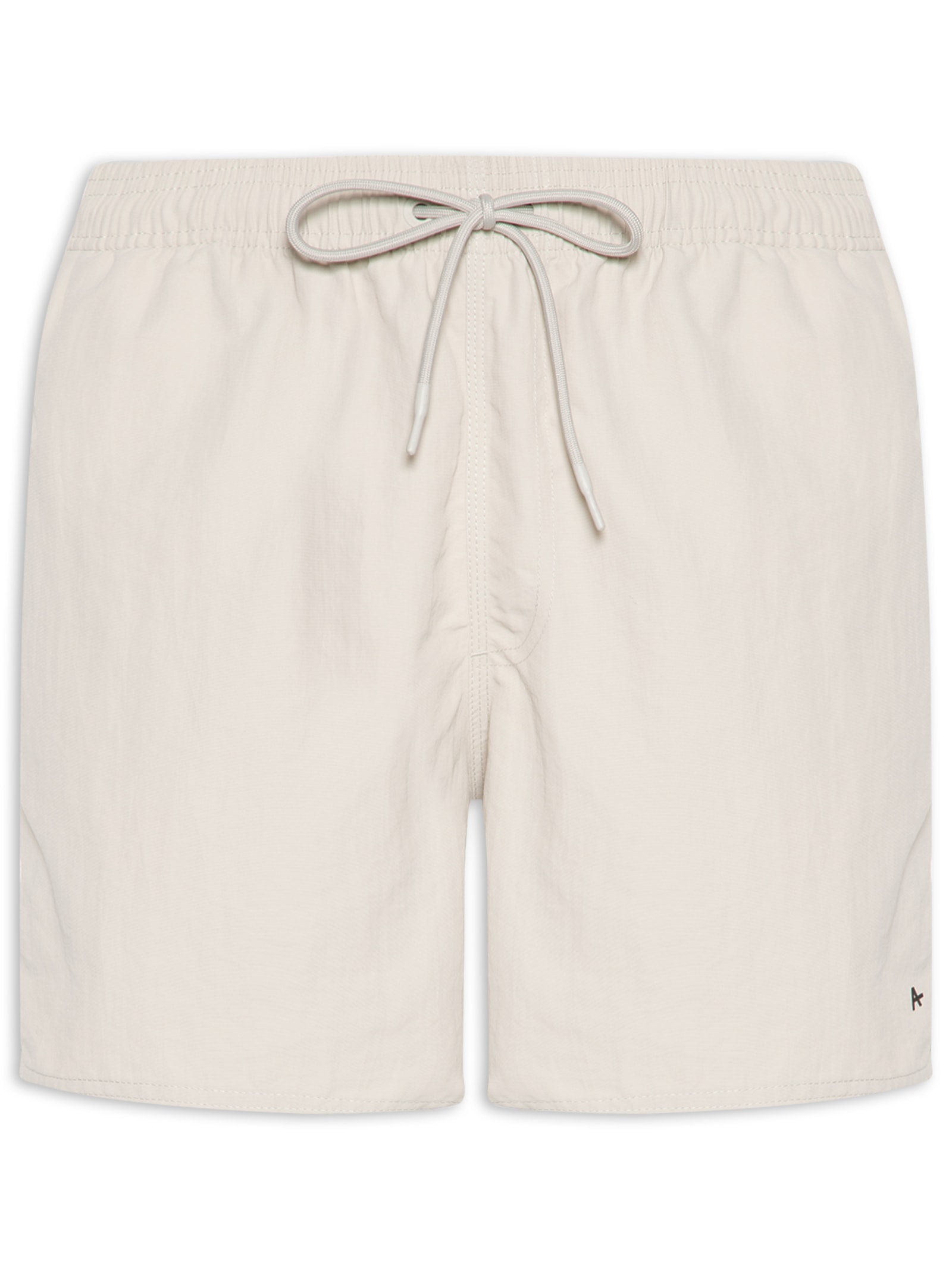 Short Masculino Com Elástico Mescla Color Bege Aramis