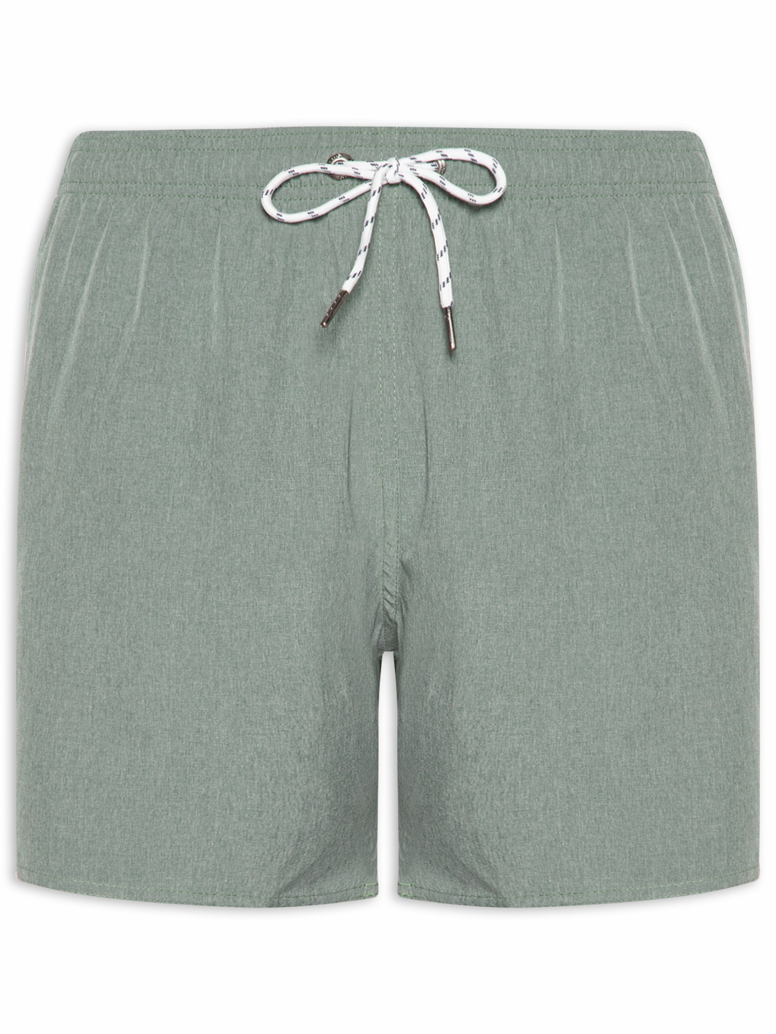 Short Masculino Com Elástico Mescla Color Verde Aramis