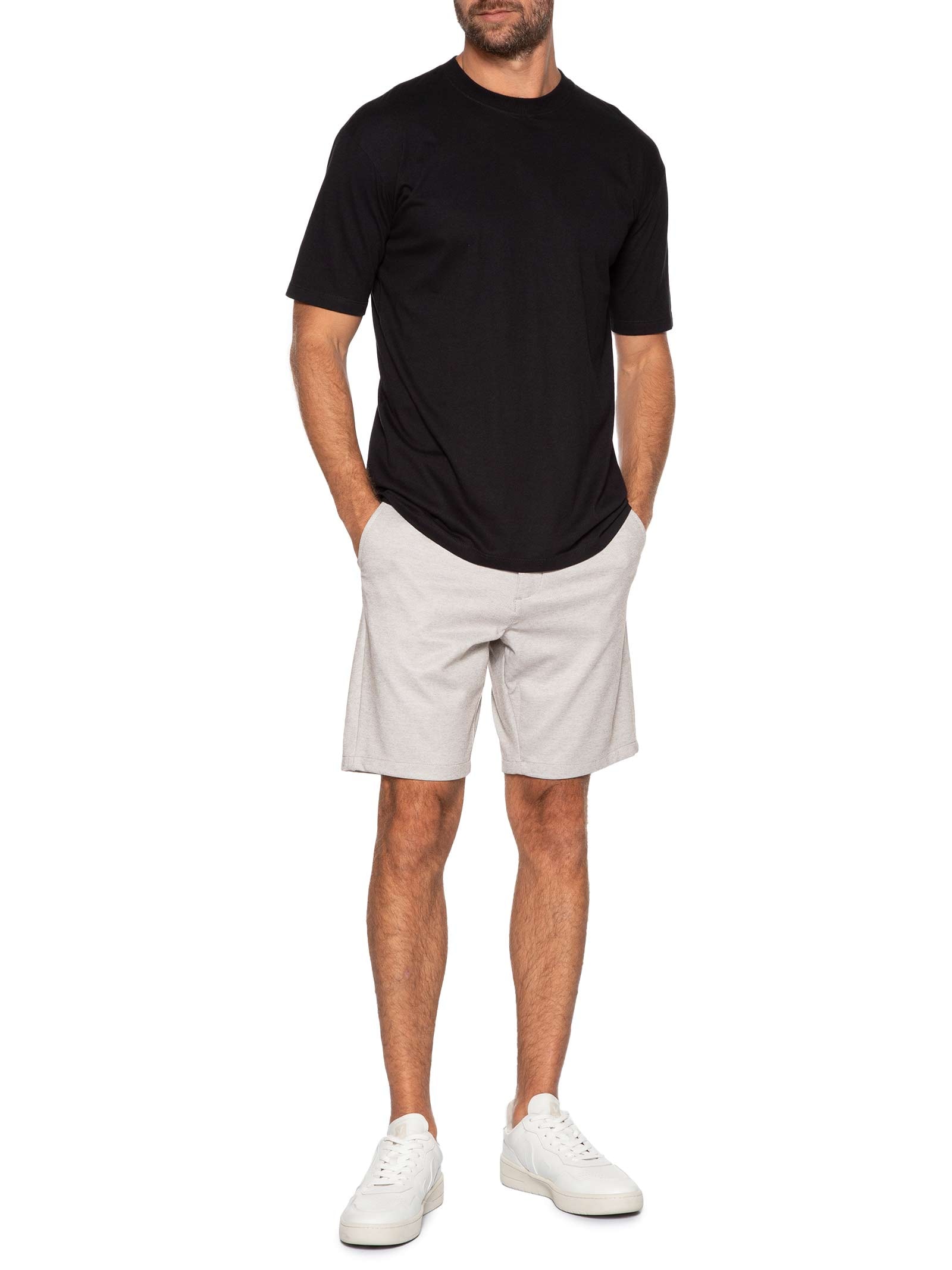 Short Masculino Comfy com Bolso Bege '2 Essential