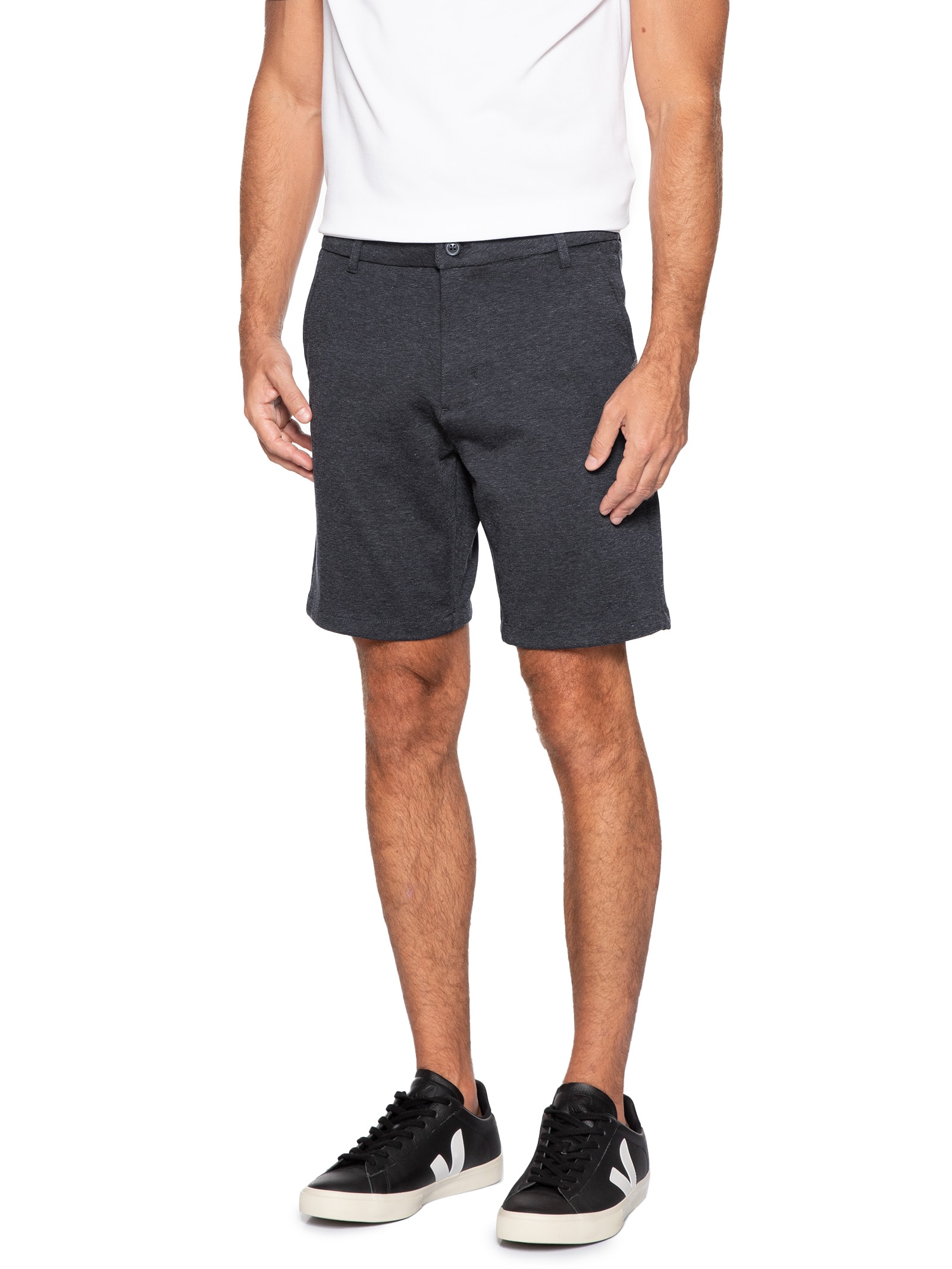 Short Masculino Comfy com Bolso Cinza '2 Essential