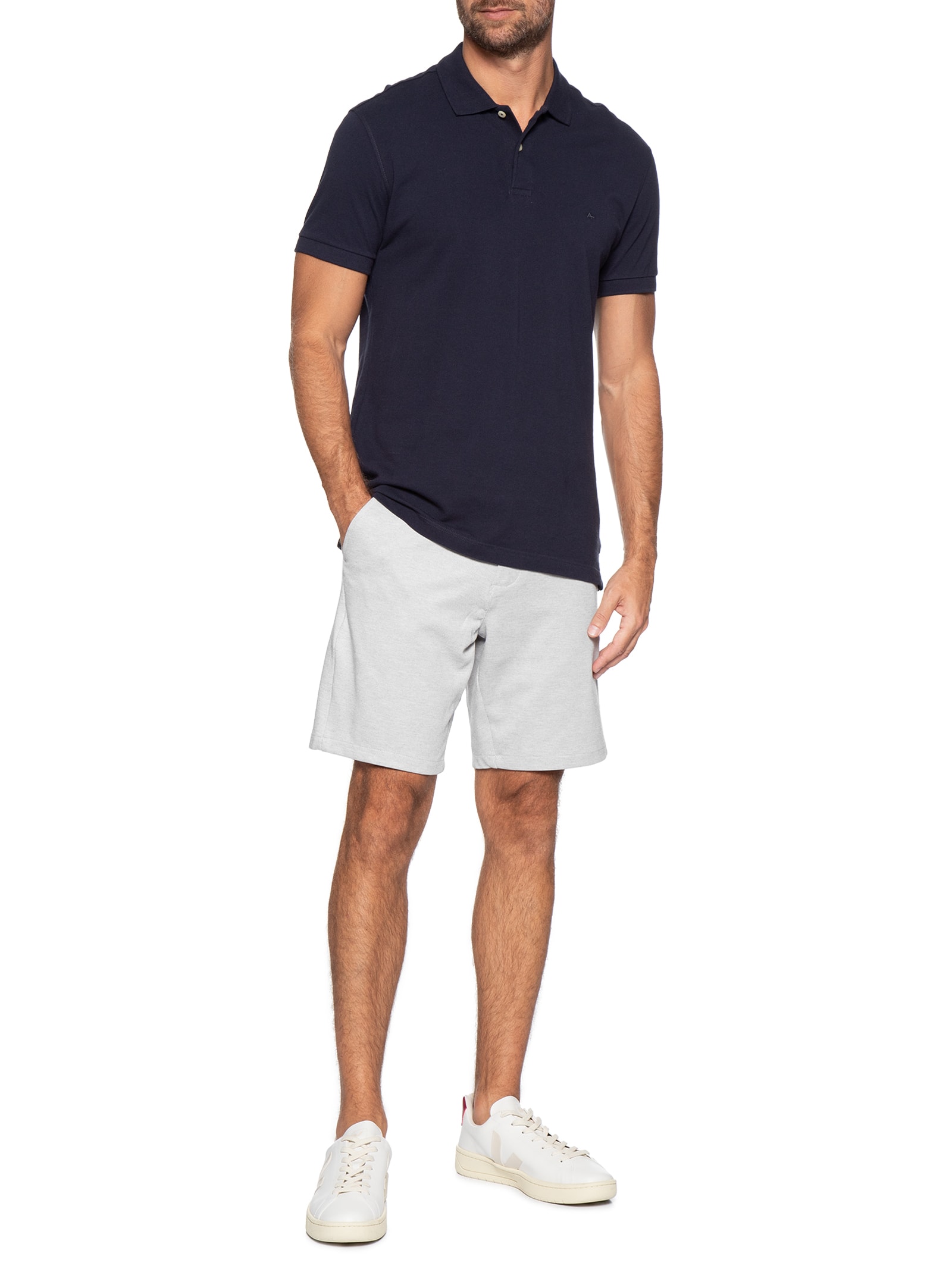 Short Masculino Comfy com Bolso Cinza '2 Essential