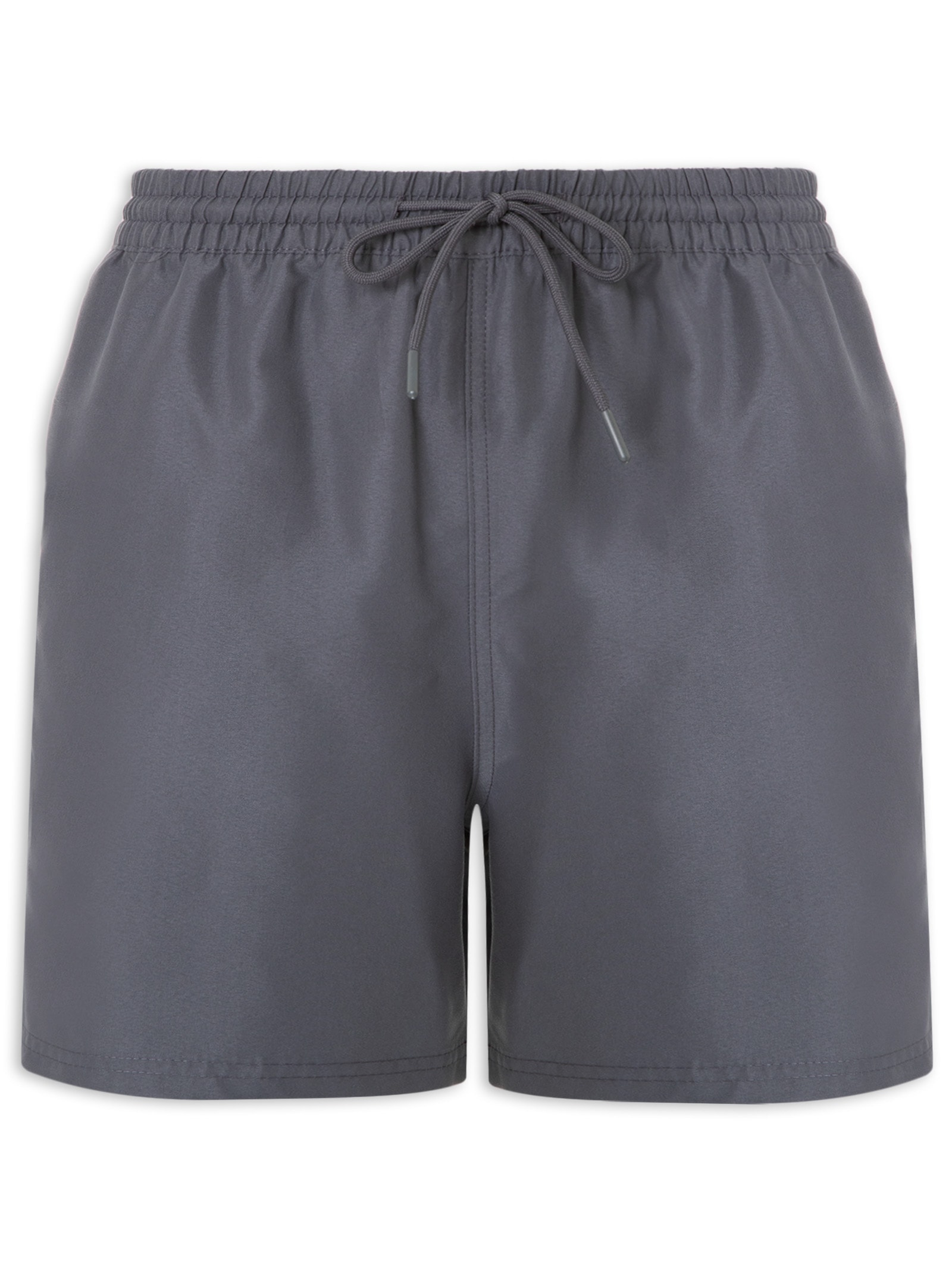 Short Masculino De Praia Básico Cinza Hering