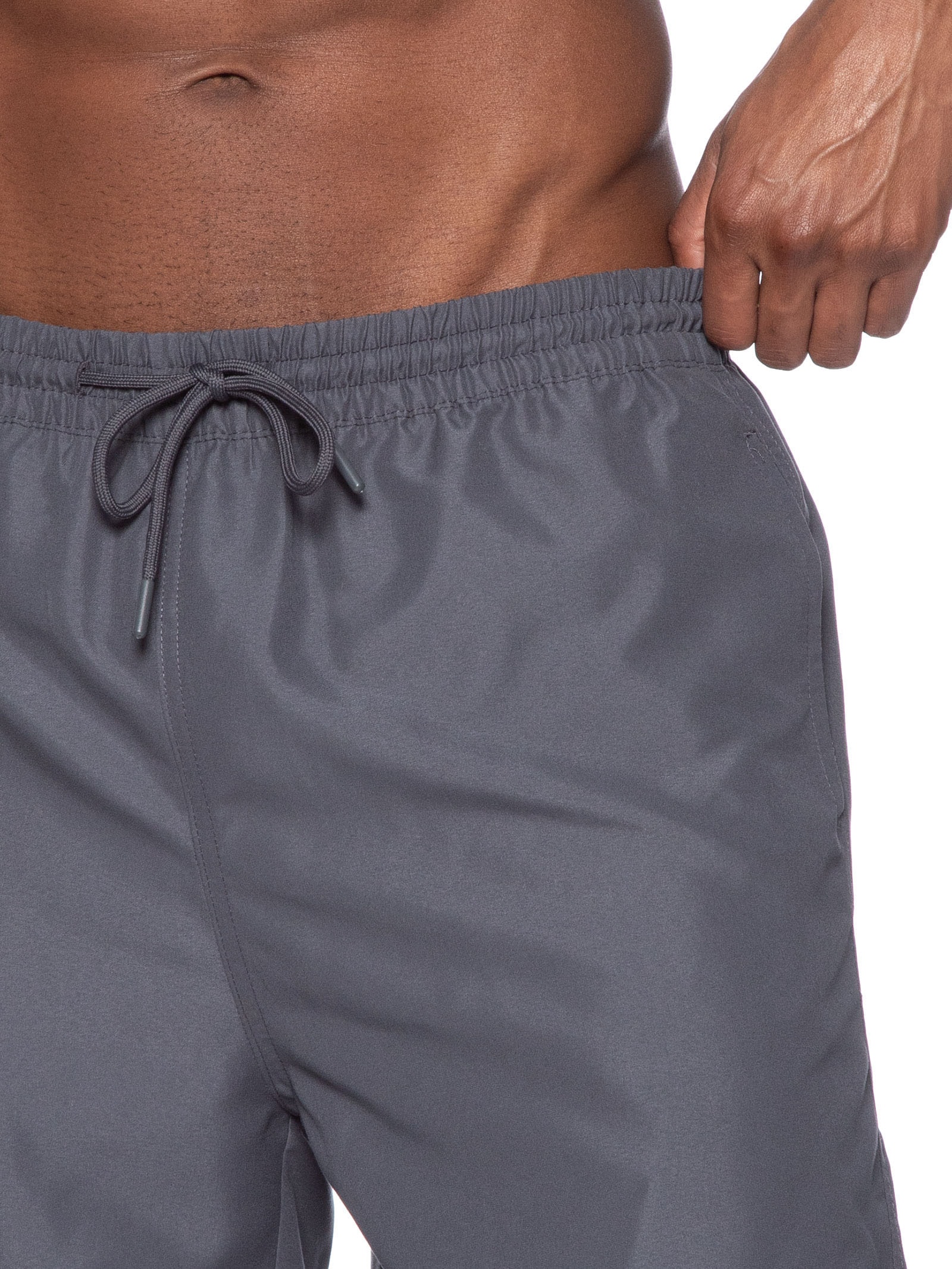 Short Masculino De Praia Básico Cinza Hering