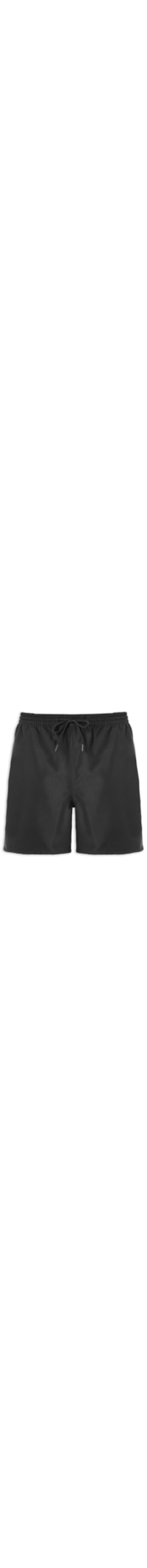 Short Masculino De Praia Básico - Preto