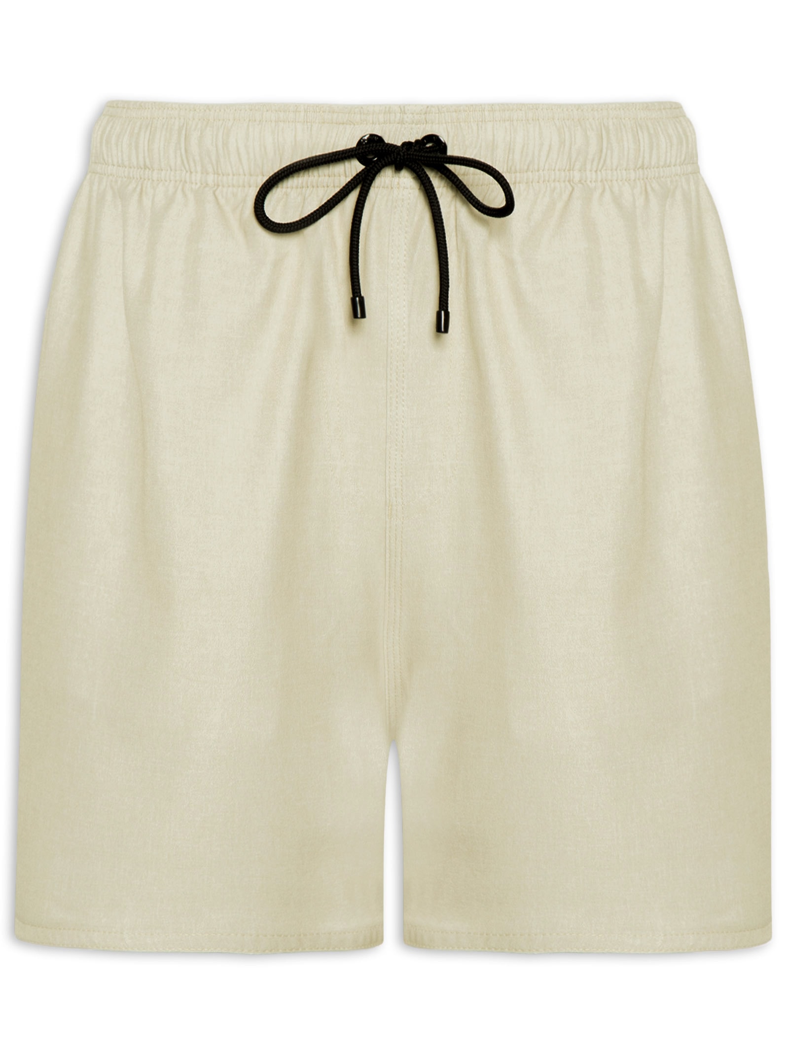 Short Masculino De Praia Básico Textura Bege Reserva