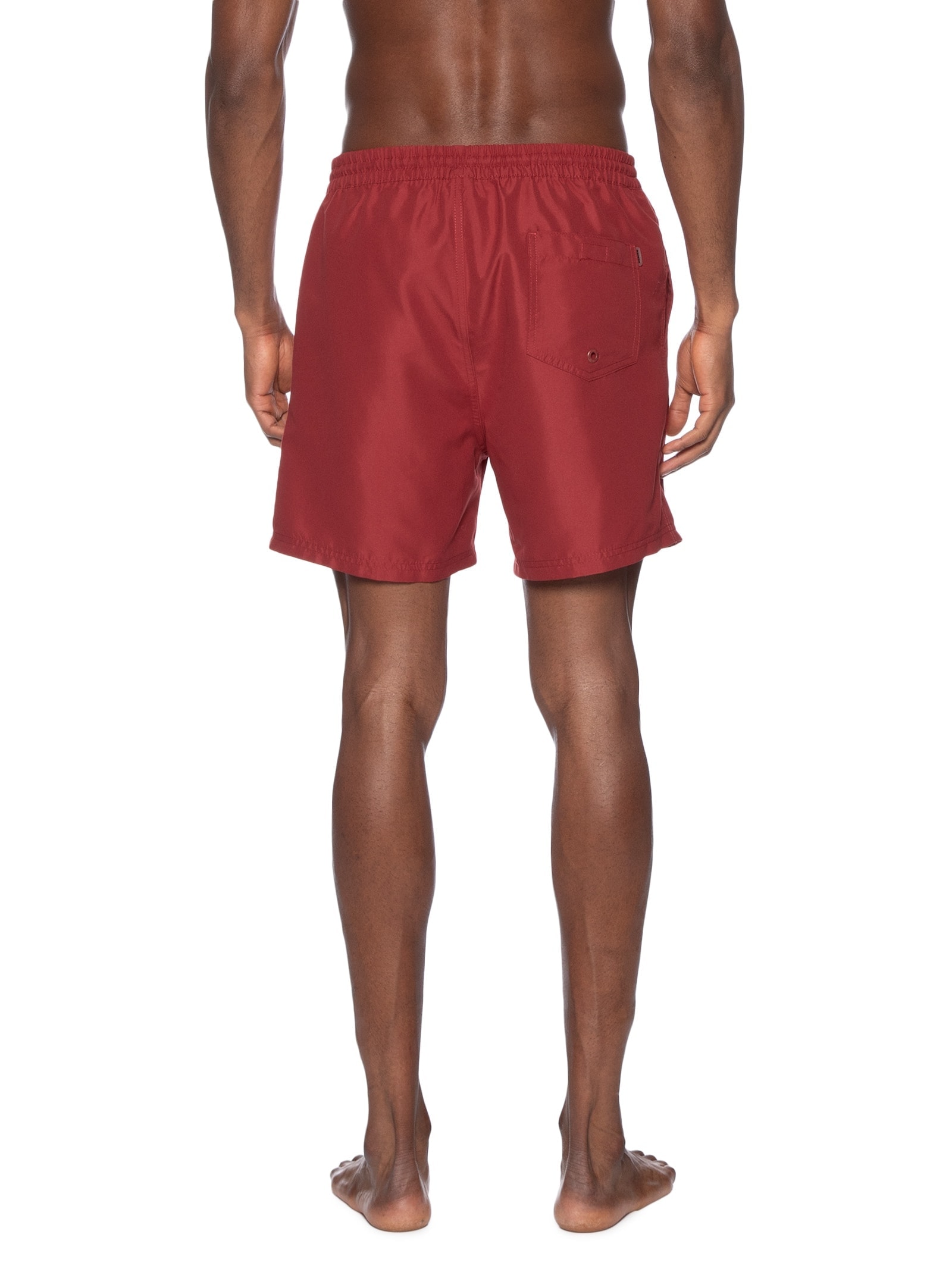 Short Masculino De Praia Básico Vermelho Hering