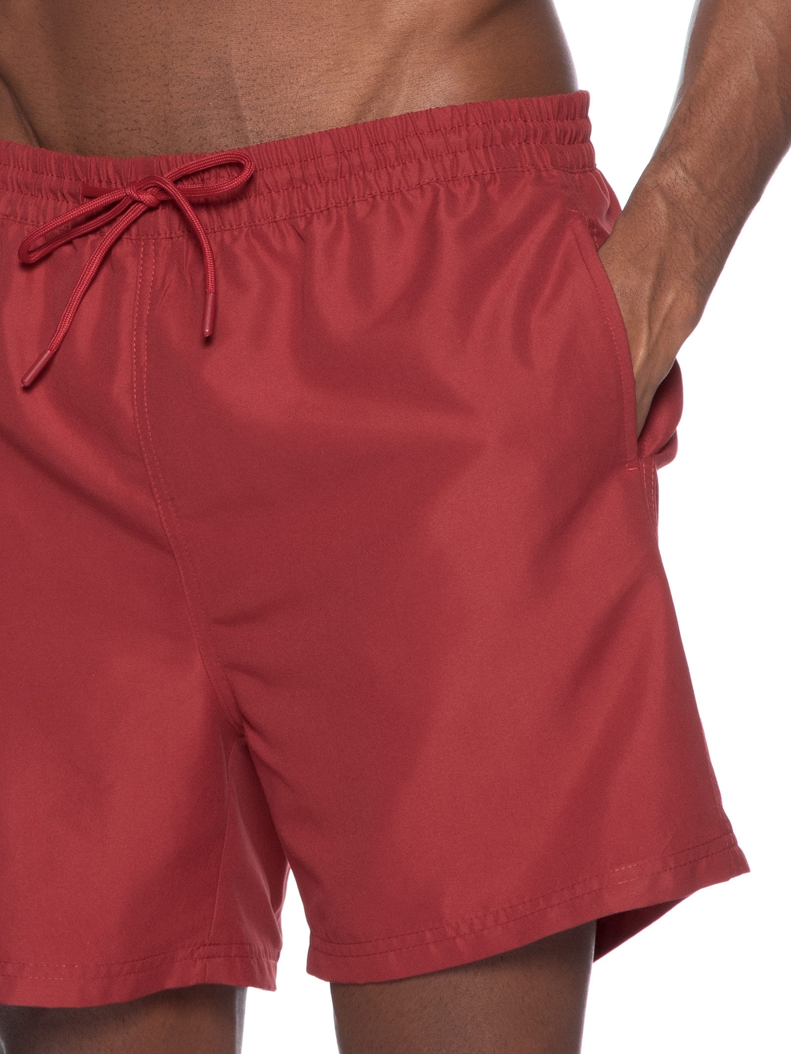Short Masculino De Praia Básico Vermelho Hering