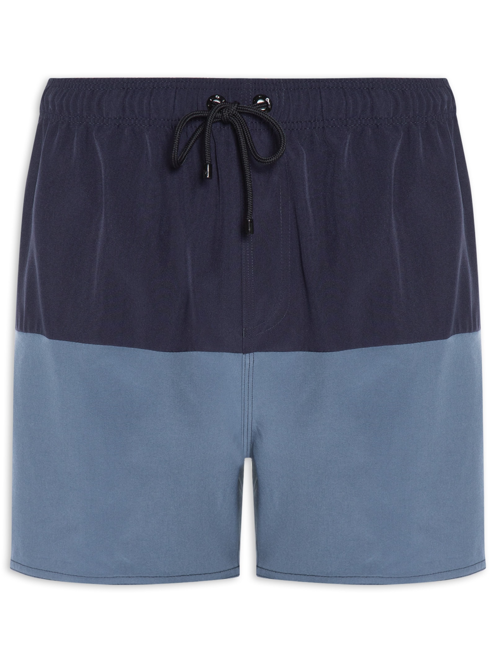 Short Masculino de Praia Color Block Azul Reserva