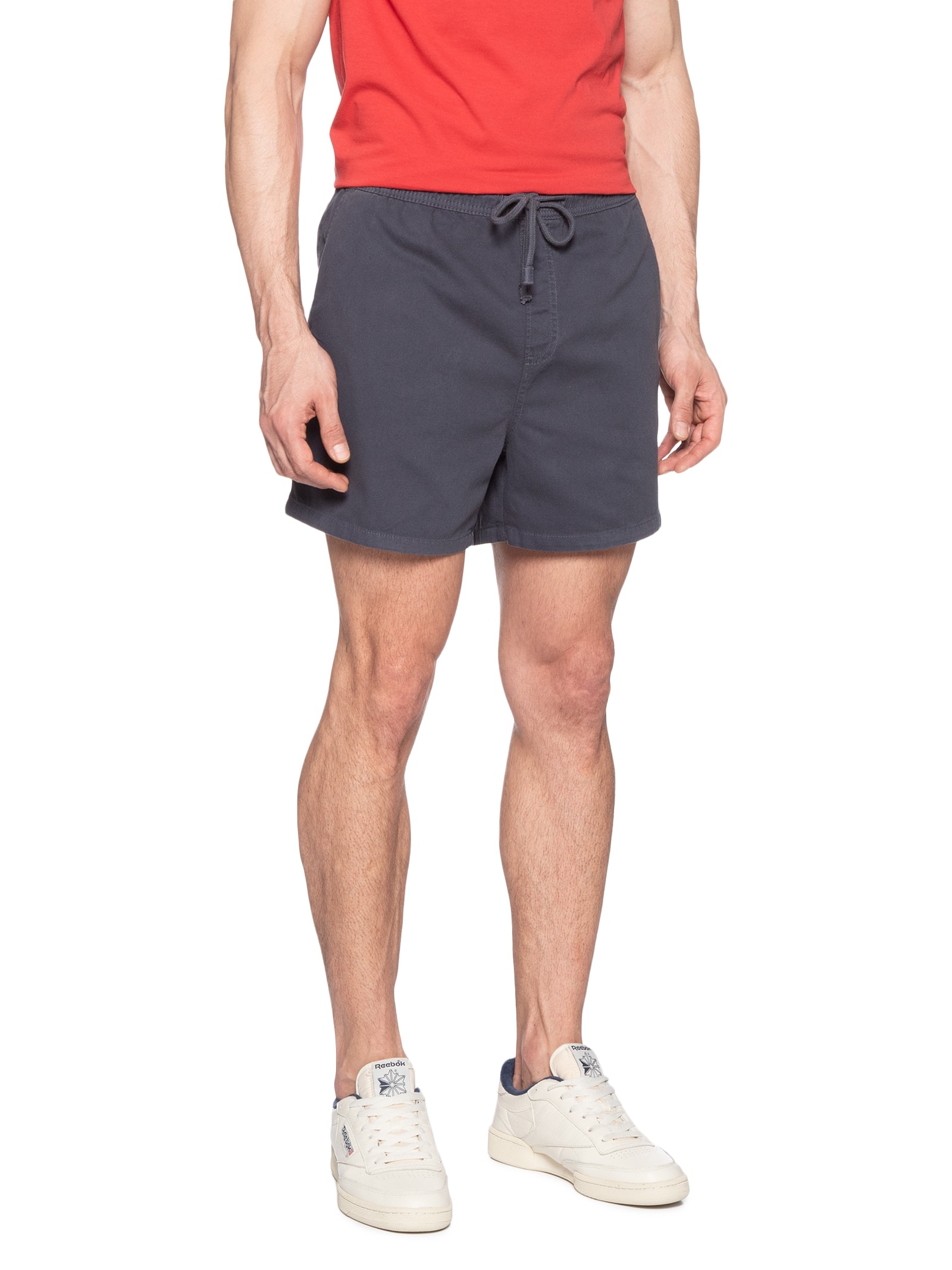 Short Masculino De Praia Com Cós Ajustável Azul Calvin Klein Jeans